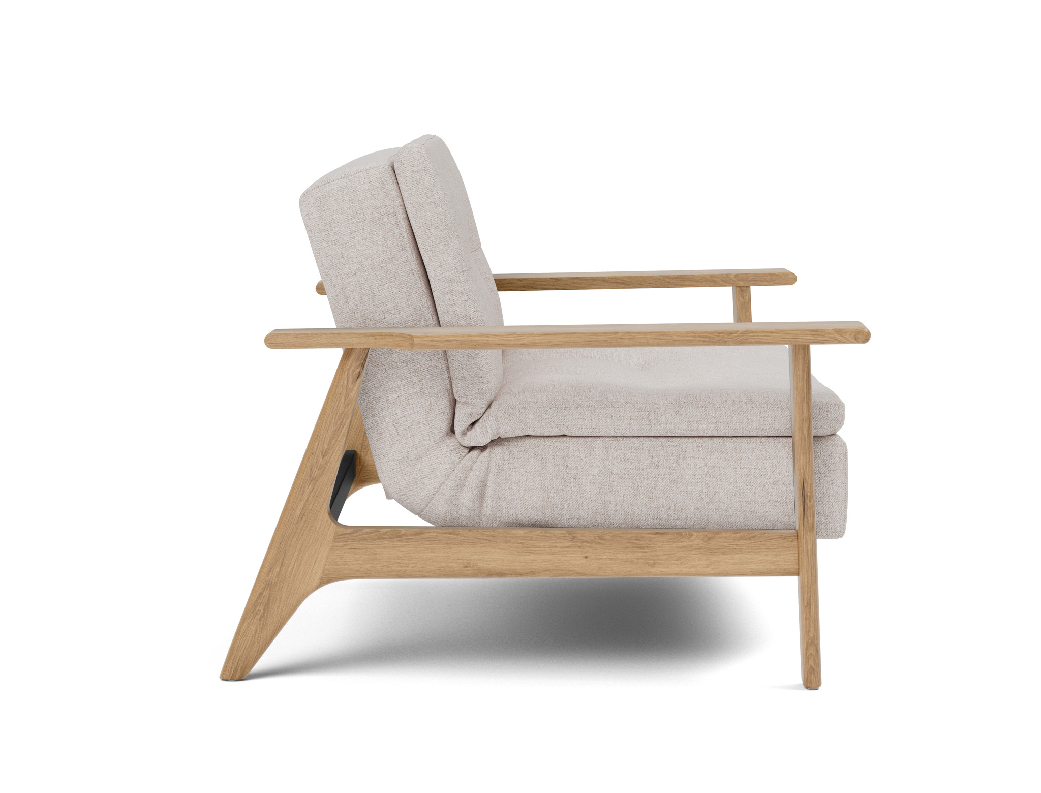 Sessel Dublexo Frej Strukturierter Stoff Weda 300-Weda-Sand