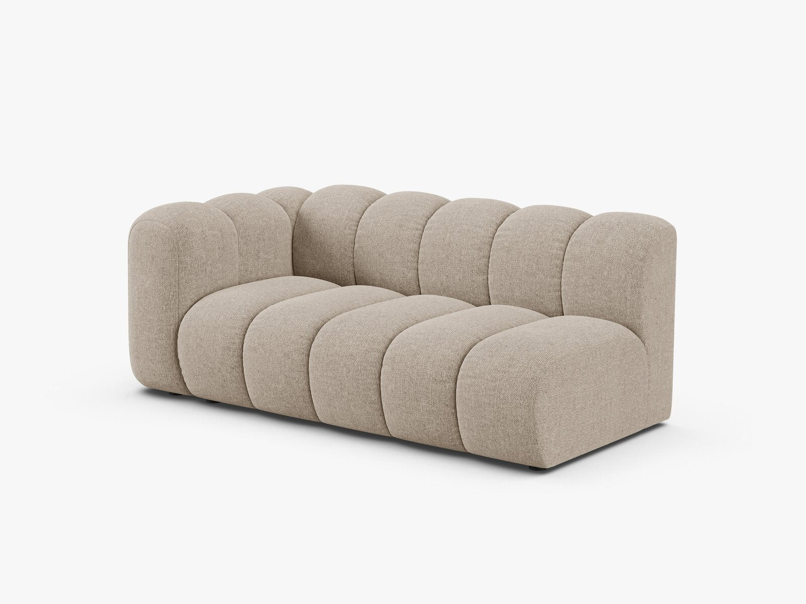Micadoni Modul Lupine 3-Sitzer Chenille Eden Dunkelbeige Links