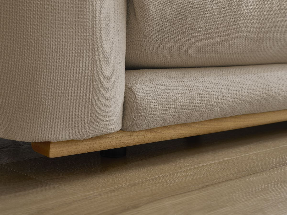 Bobochic Ernest Sofa 5-Sitzer Stoff Taupe