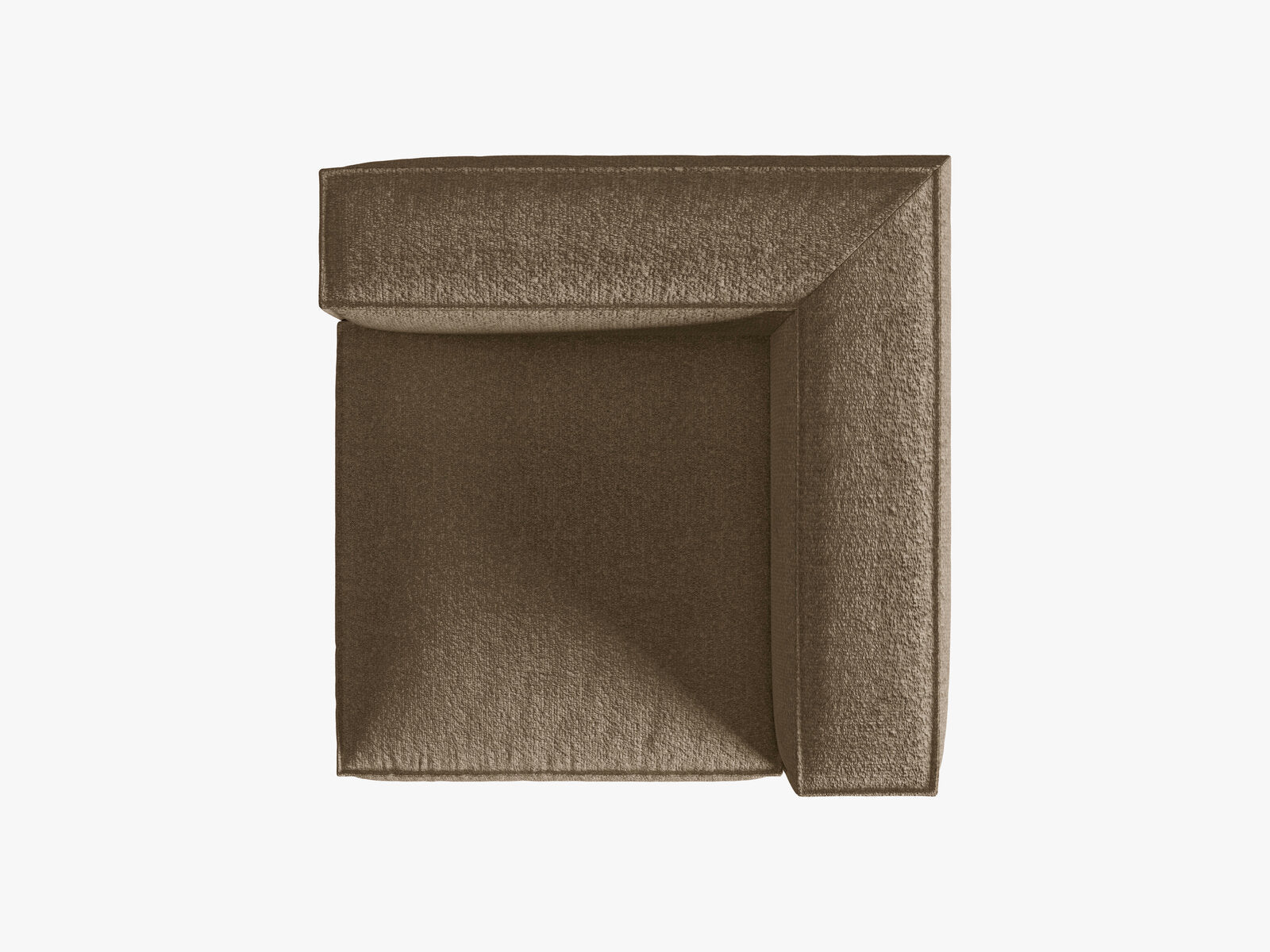 Micadoni Eckmodul Nuria 1-Sitzer Boucle Cappuccino