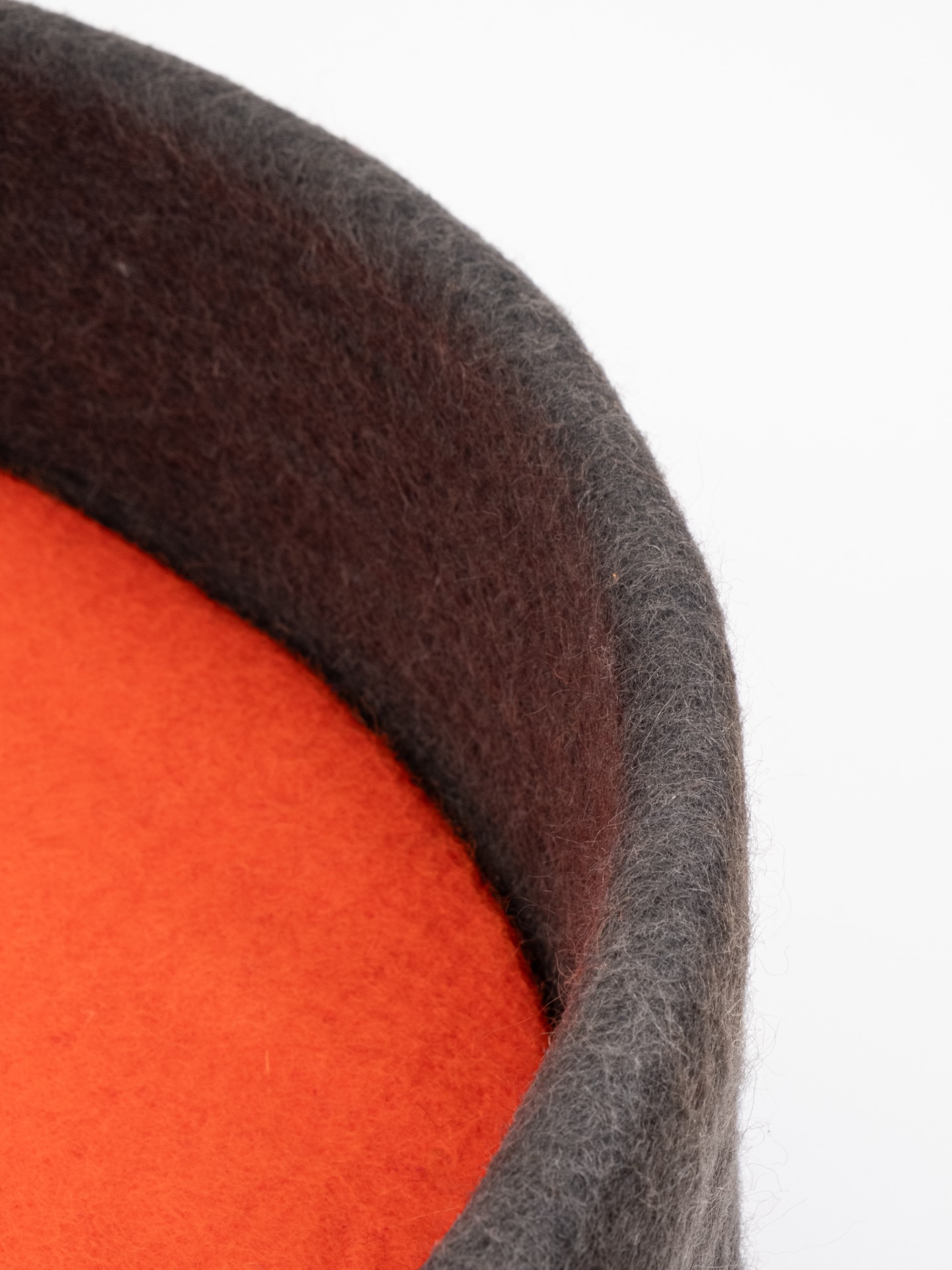 myfelt Kuno Hundekorb - Inlay Rotorange