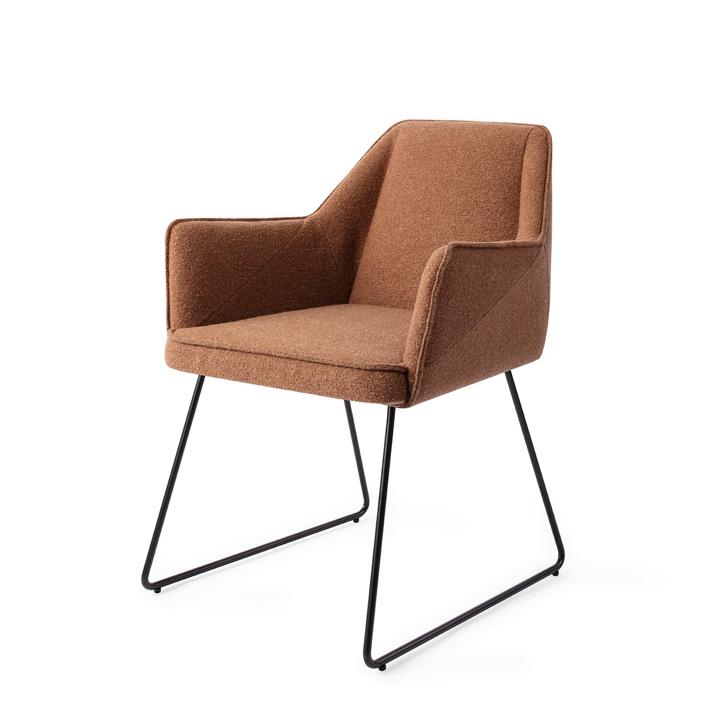 Jesper Home Esszimmerstuhl Tome Cinnamon-Bun Slide Schwarz