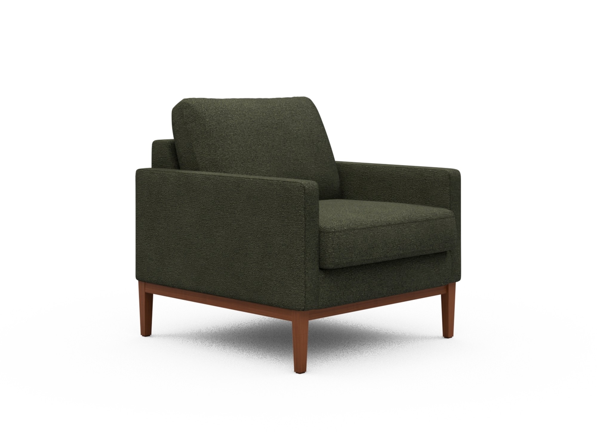 Skandi Home Sessel Bodo Boucle-Forest-Green moebelfaktor