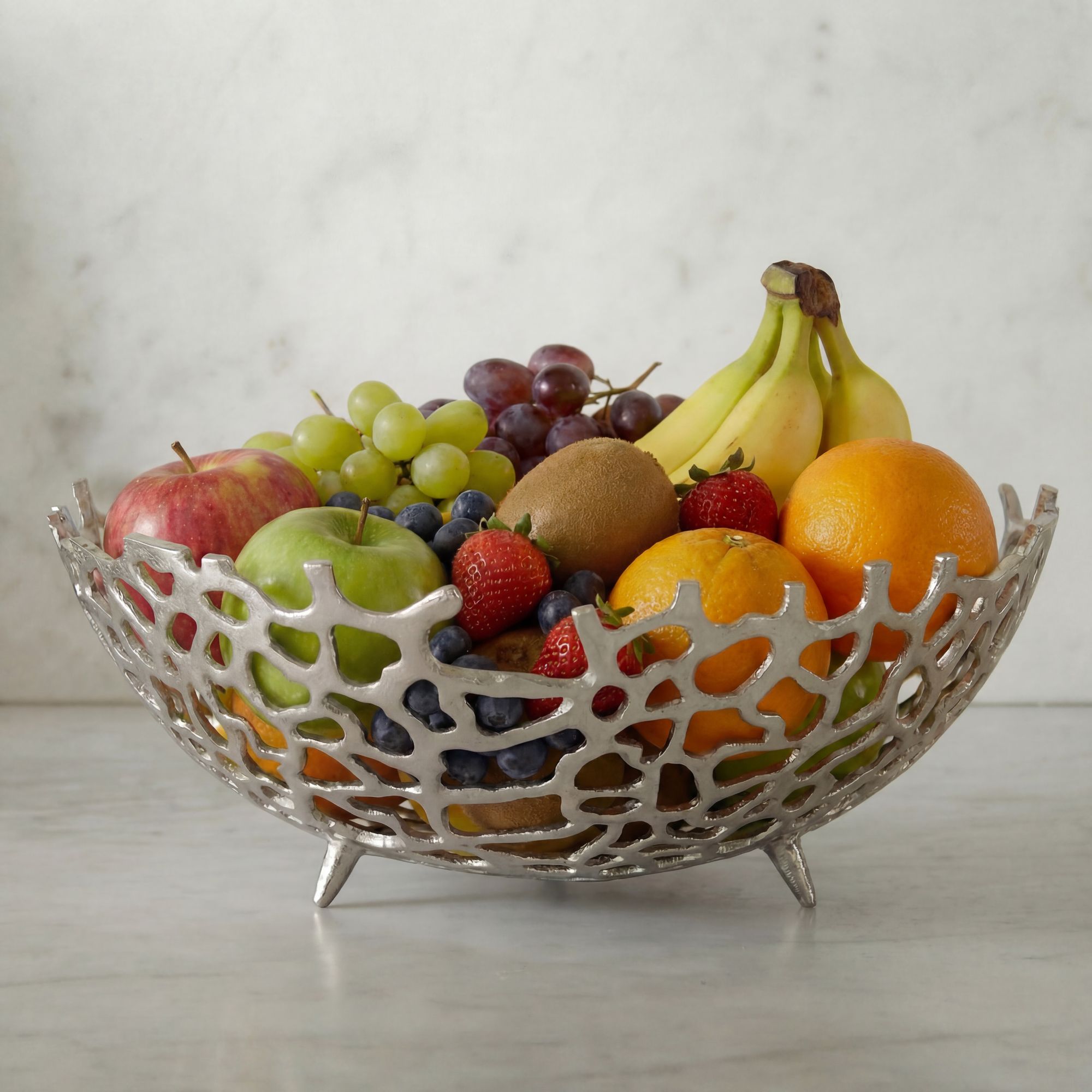 Dekoschale Lofot Aluminium Silber Ø 46 cm