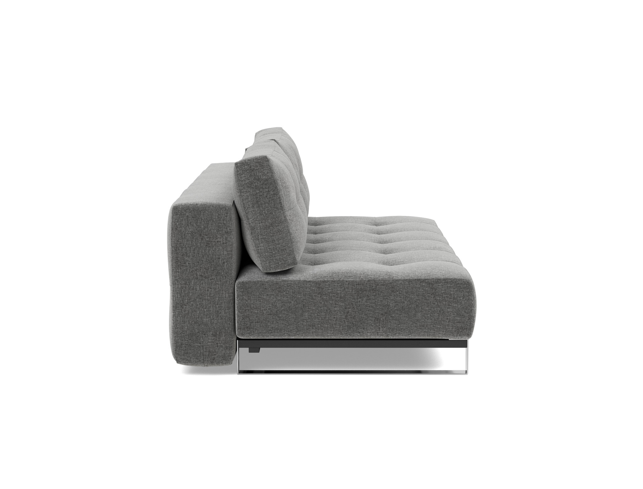 Schlafsofa Supremax D.E.L. Strukturierter Stoff Twist 563-Charcoal