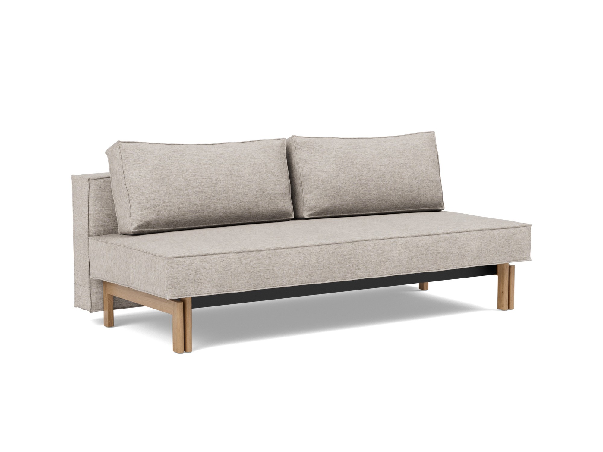 Schlafsofa Sly Chenille Yuveno 471-Sand Beine Eiche