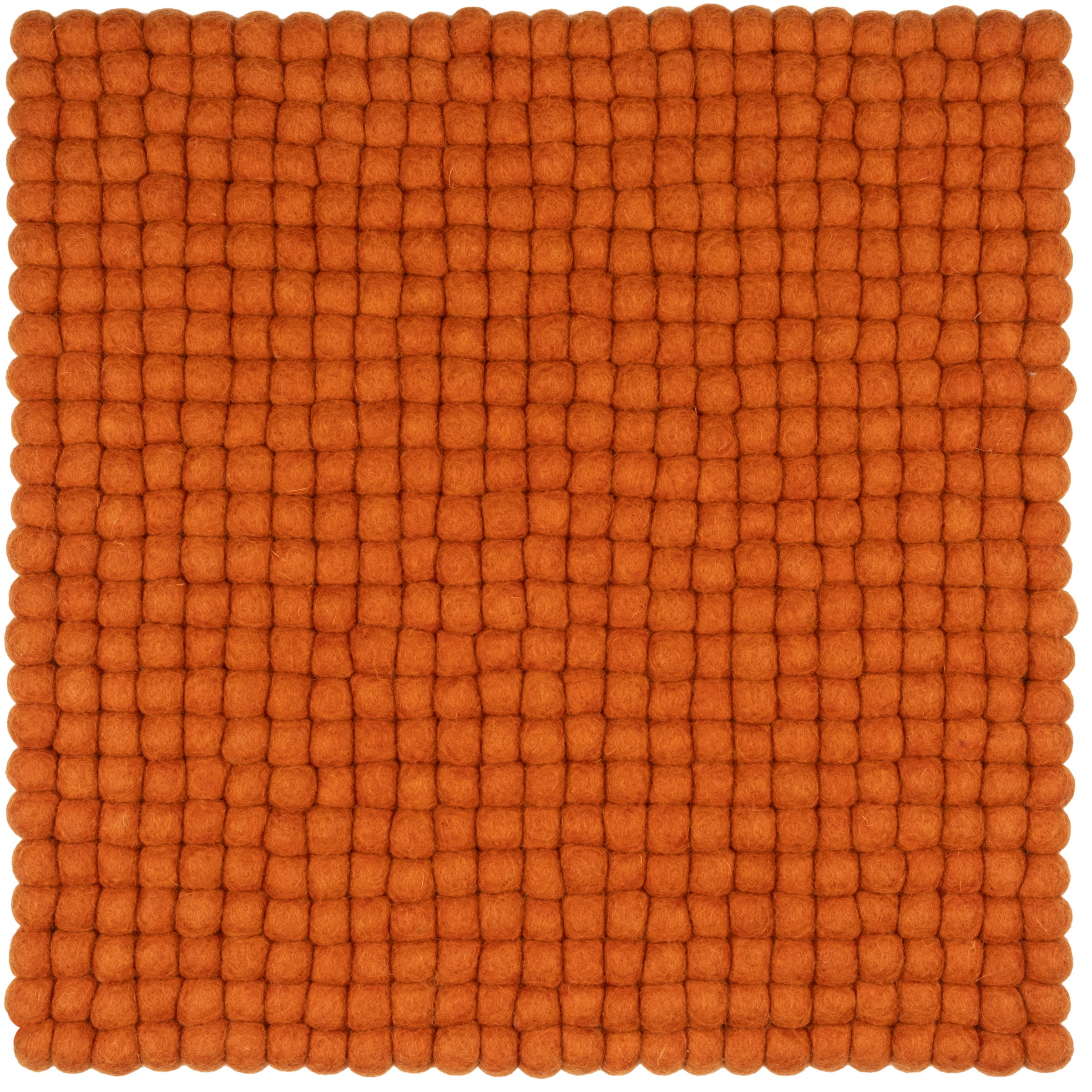 myfelt Afra Filzkugel-Sitzauflage Orange 36 x 36 cm