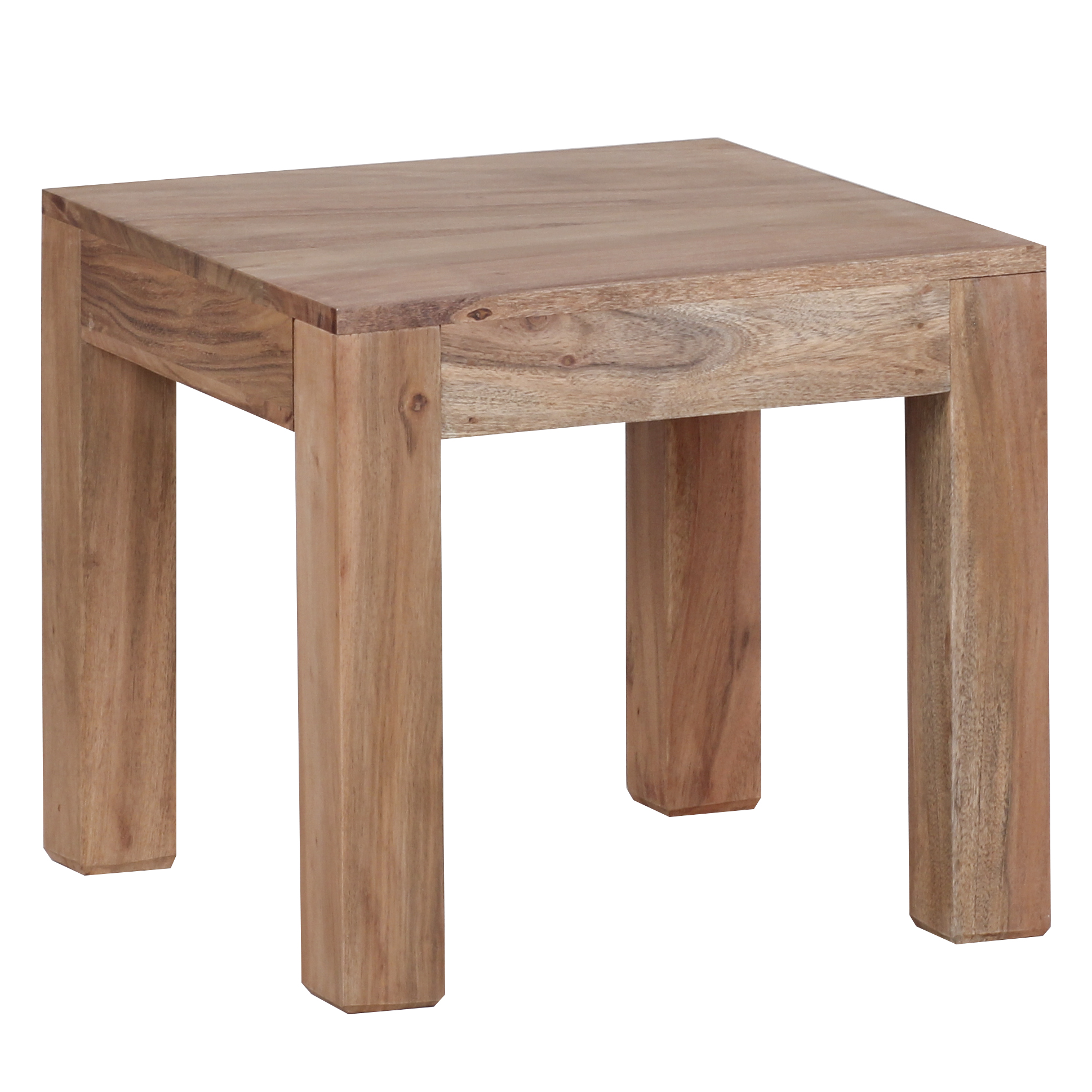 Couchtisch Jevnaker Akazie Massivholz 45 × 45 × 40 cm