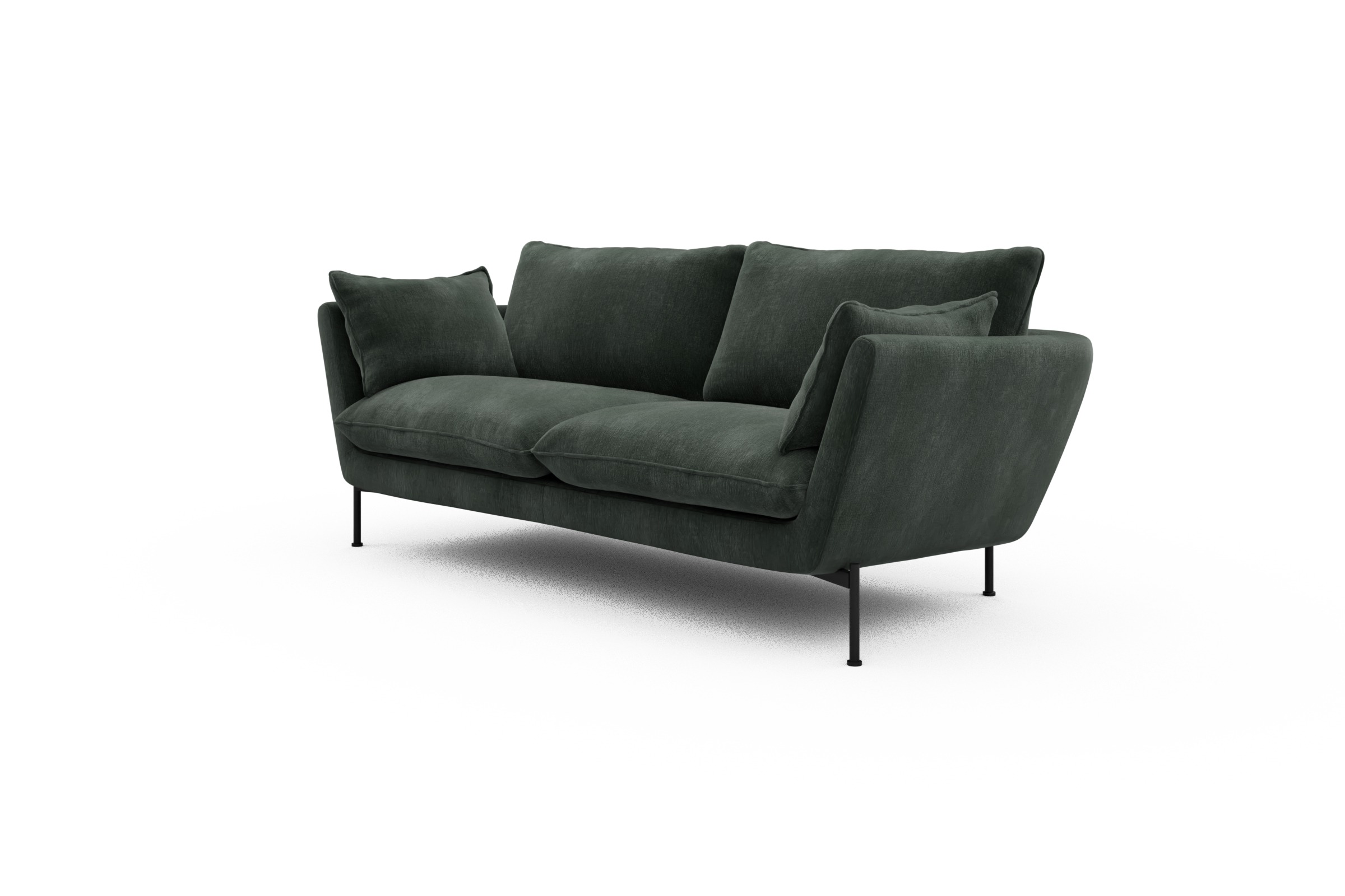 Sofa Anton 2-Sitzer Smooth-Laurel-Green