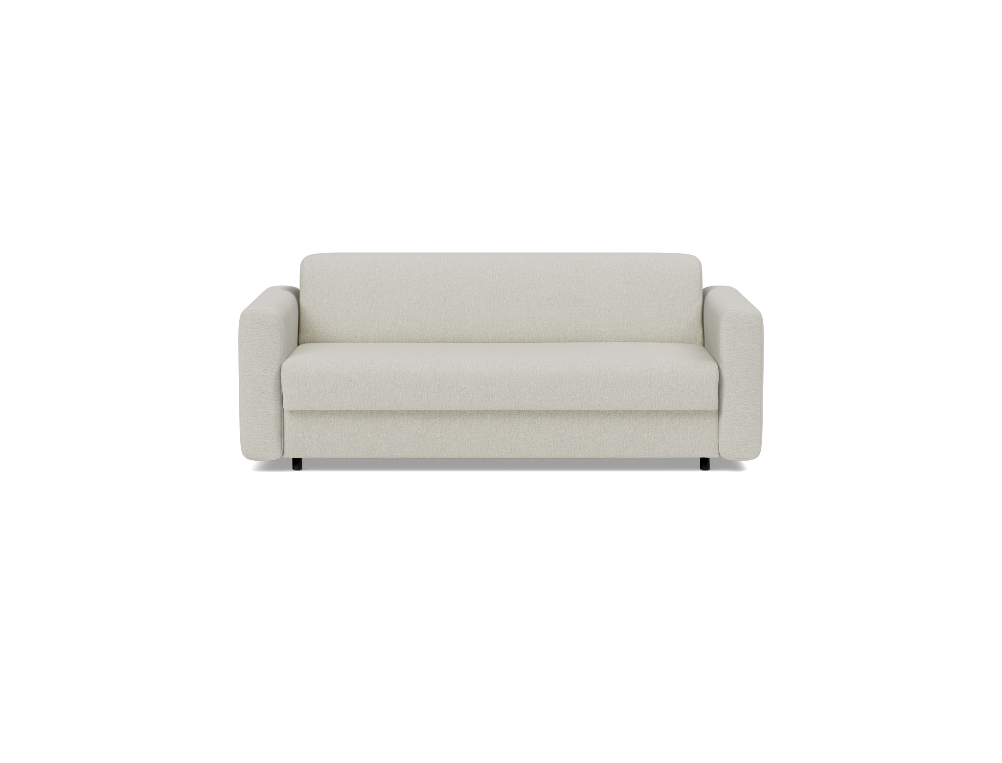 Schlafsofa Killian mit Memory-Matratze 140 Flachgewebe Mixed Dance 527-Natural