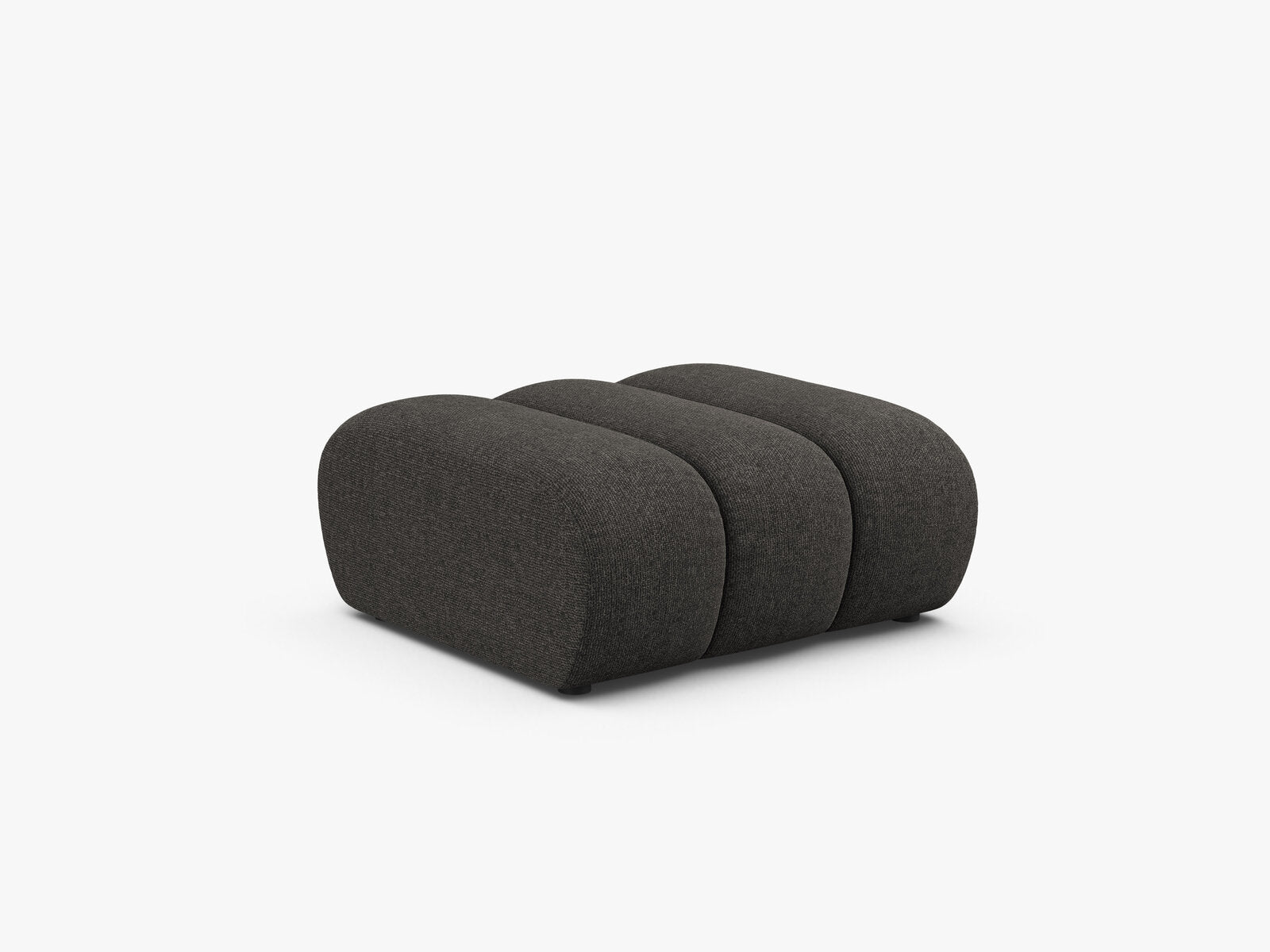 Micadoni Hocker Lupine Chenille Eden Dunkelgrau