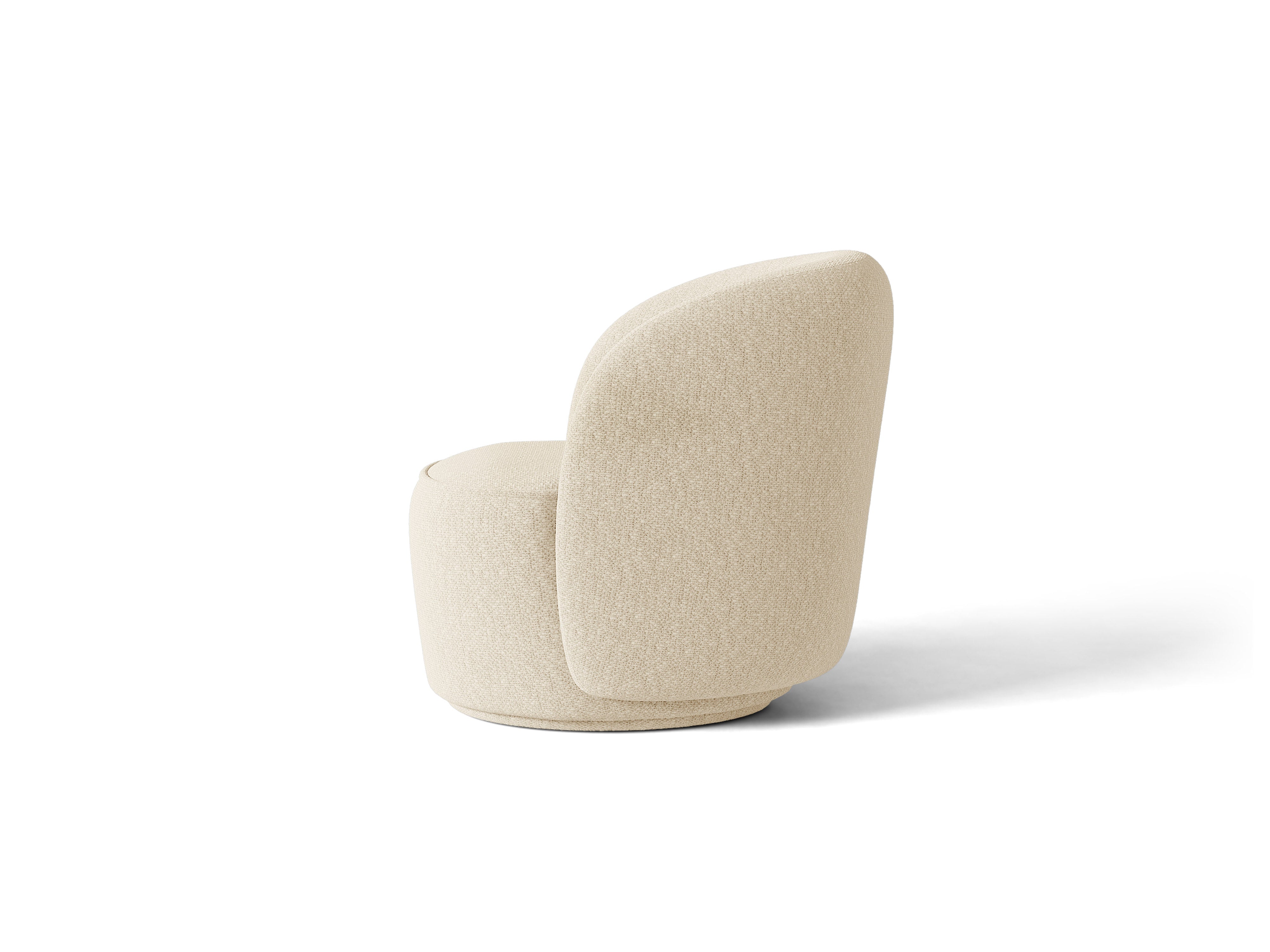 Micadoni Jonas Drehbarer Sessel Chenille Cover Me Beige