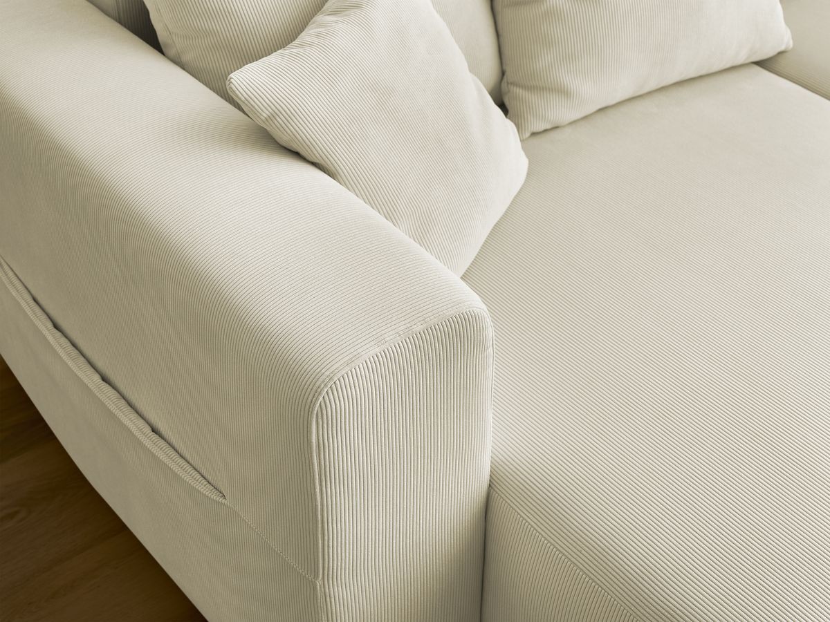 Bobochic Sidonie Wohnlandschaft Cordsamt Beige