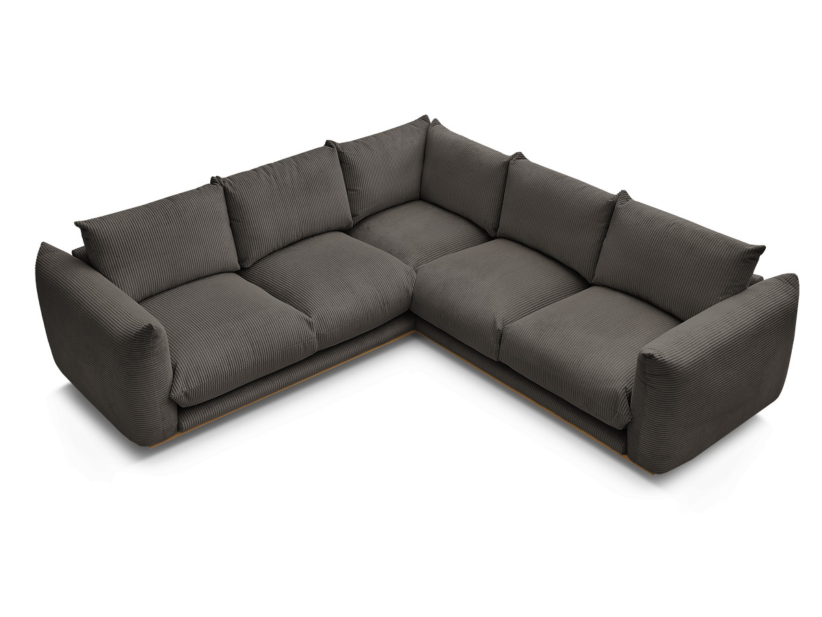 Bobochic Ernest Ecksofa Cordsamt Taupe