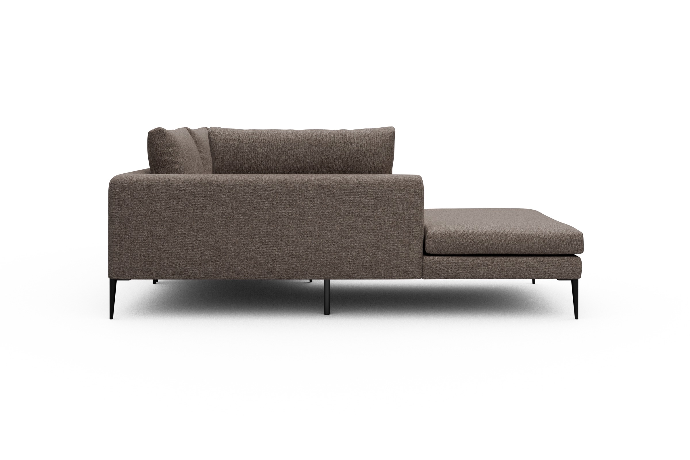 Ecksofa Paul Relax-Ecke links mit 2-Sitzer Sama-Stone