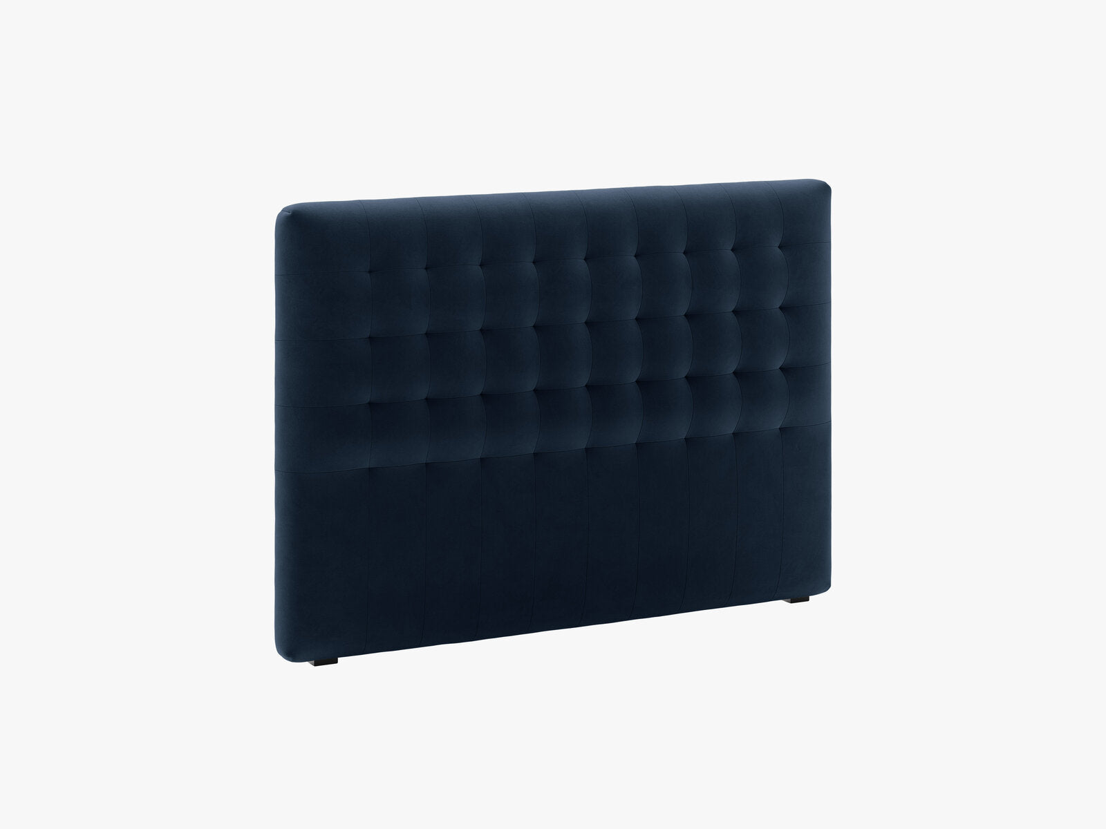Micadoni Nova Samtiger Kopfteil 120 cm (H 95 cm) Samt Paris Dunkelblau 140x95