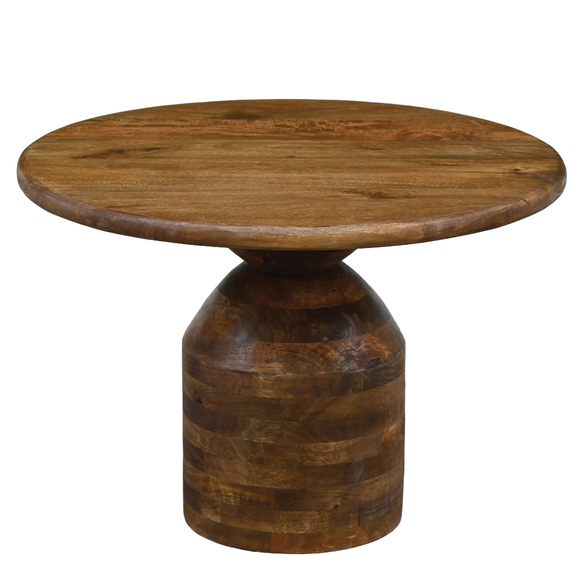 Couchtisch Karlsborg Mango Massivholz Ø 60 cm