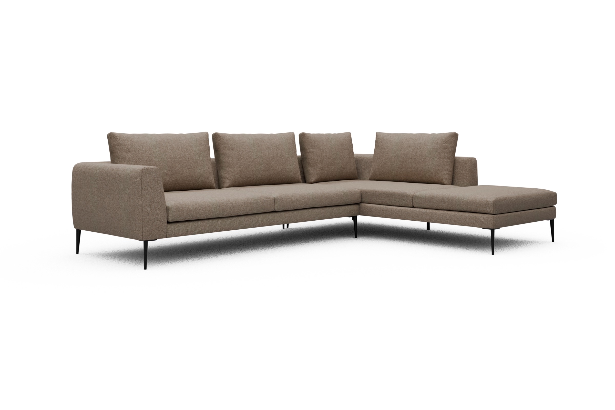 Ecksofa Paul Relax-Ecke links mit 3-Sitzer Sama-Antelope