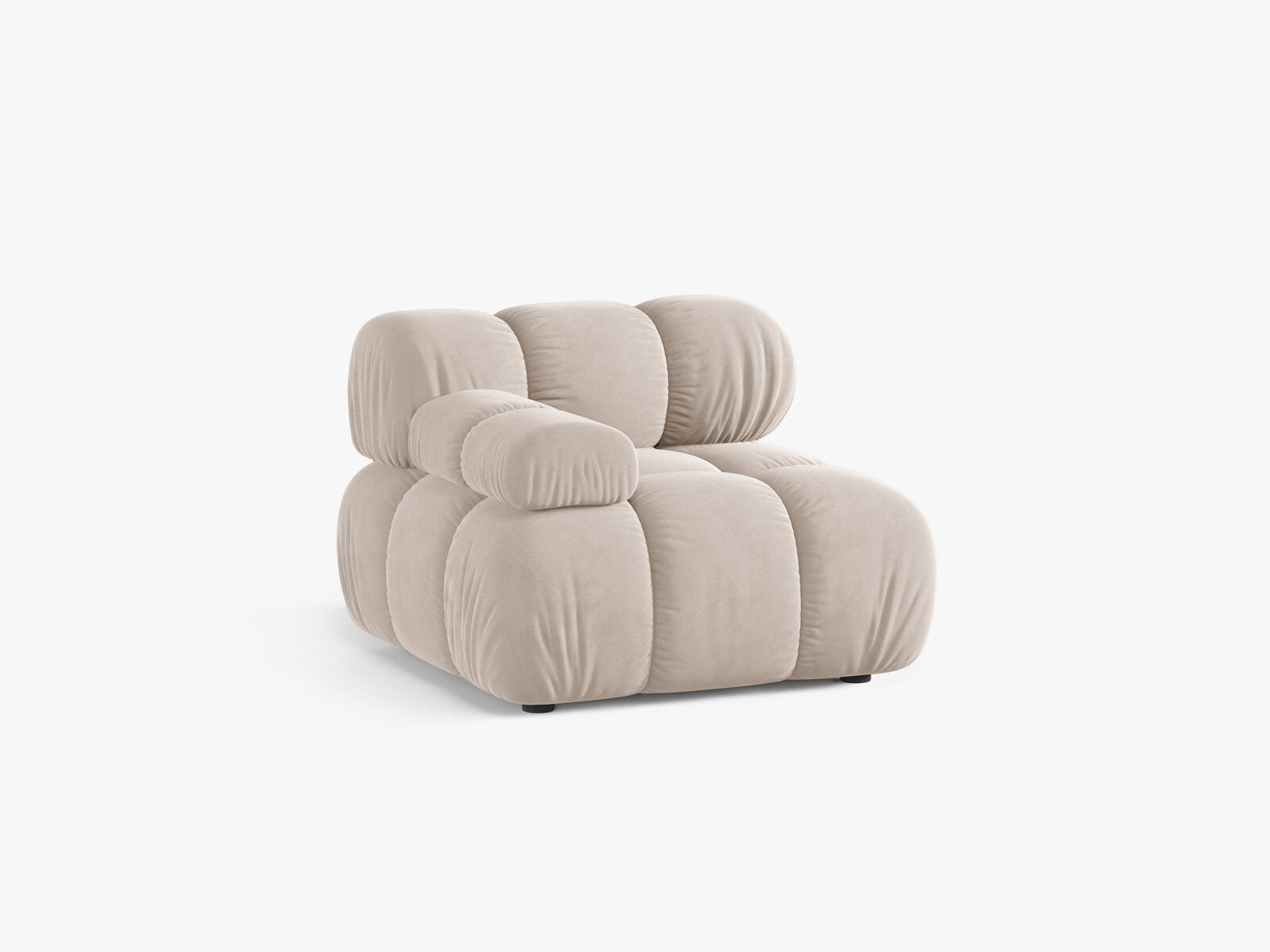 Micadoni Eckmodul Bellis Samt Venus Helles Beige Links