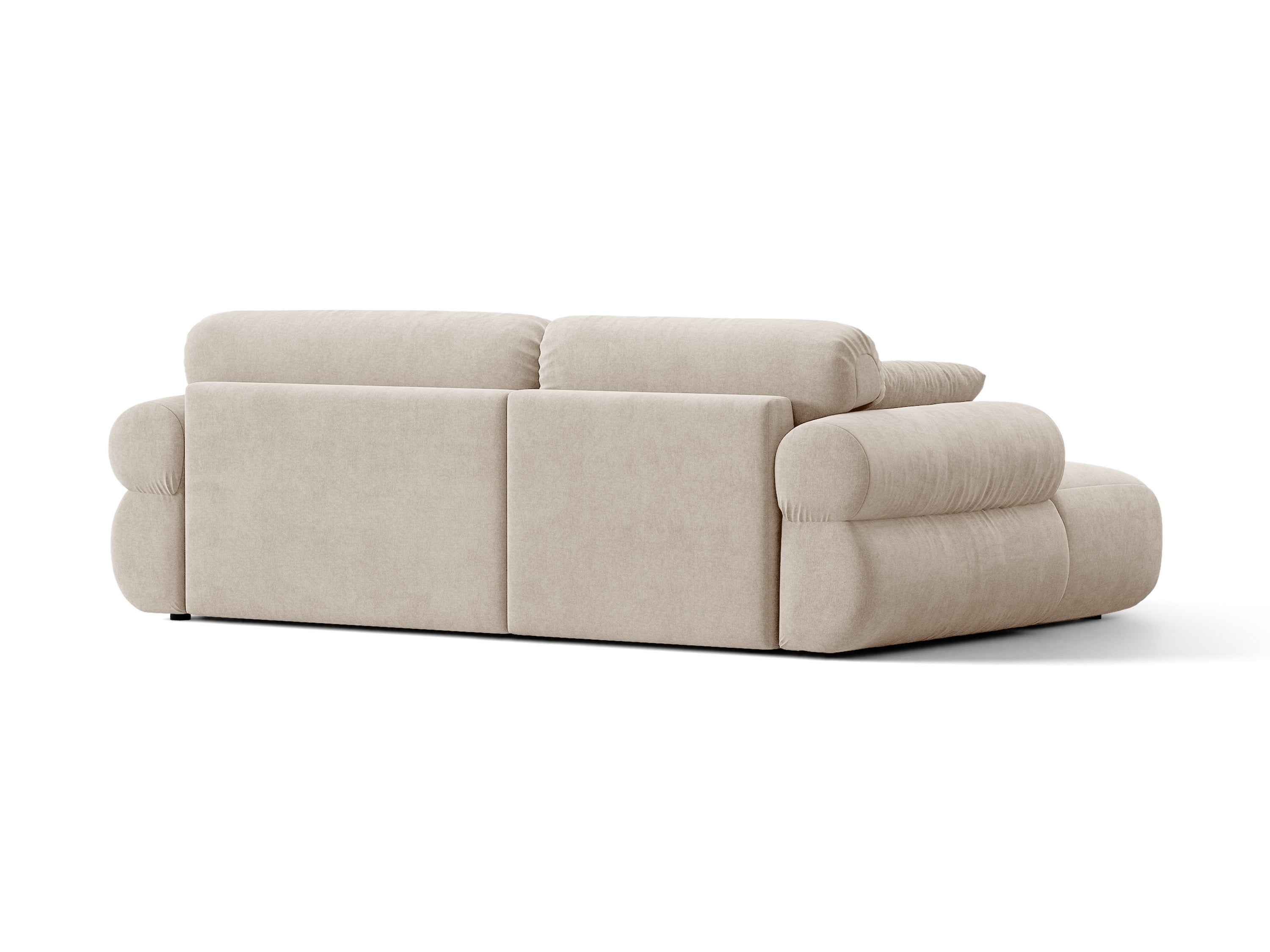Micadoni Ophelia Ecksofa 4-Sitzer Strukturierter Stoff Liberty Beige Links