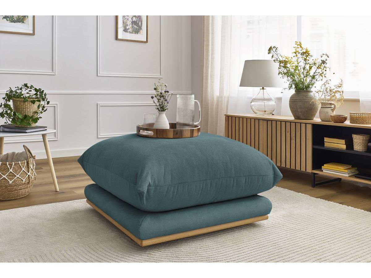 Bobochic Ernest Pouf Stoff Dunkelblau