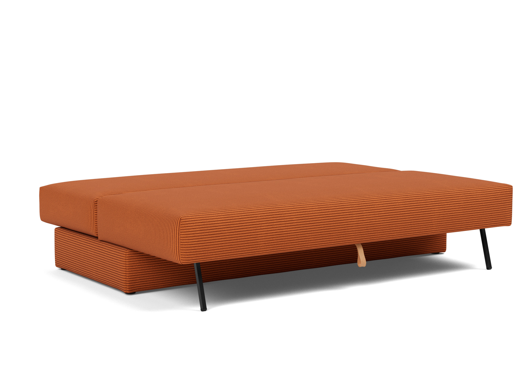 Schlafsofa Osvald Kord Corduroy 595-Burnt-Orange