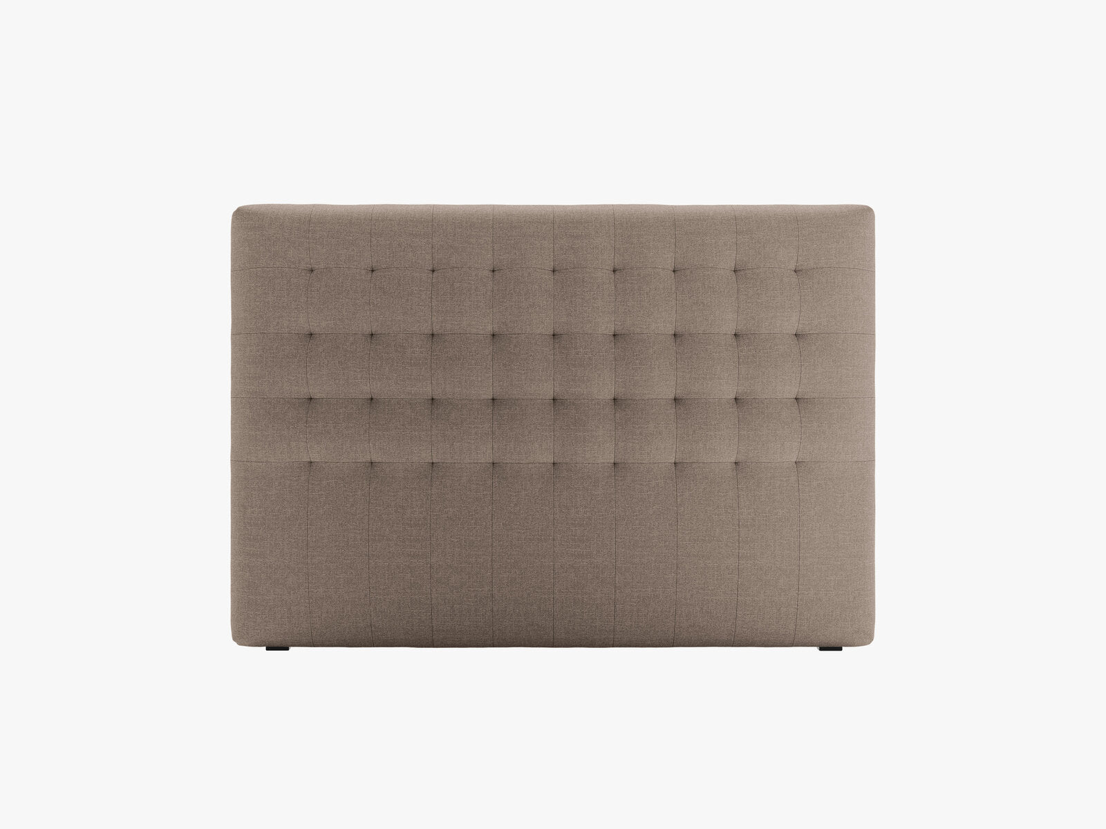 Micadoni Nova Samtiger Kopfteil 120 cm (H 95 cm) Strukturierter Stoff Liberty Cappuccino 140x95