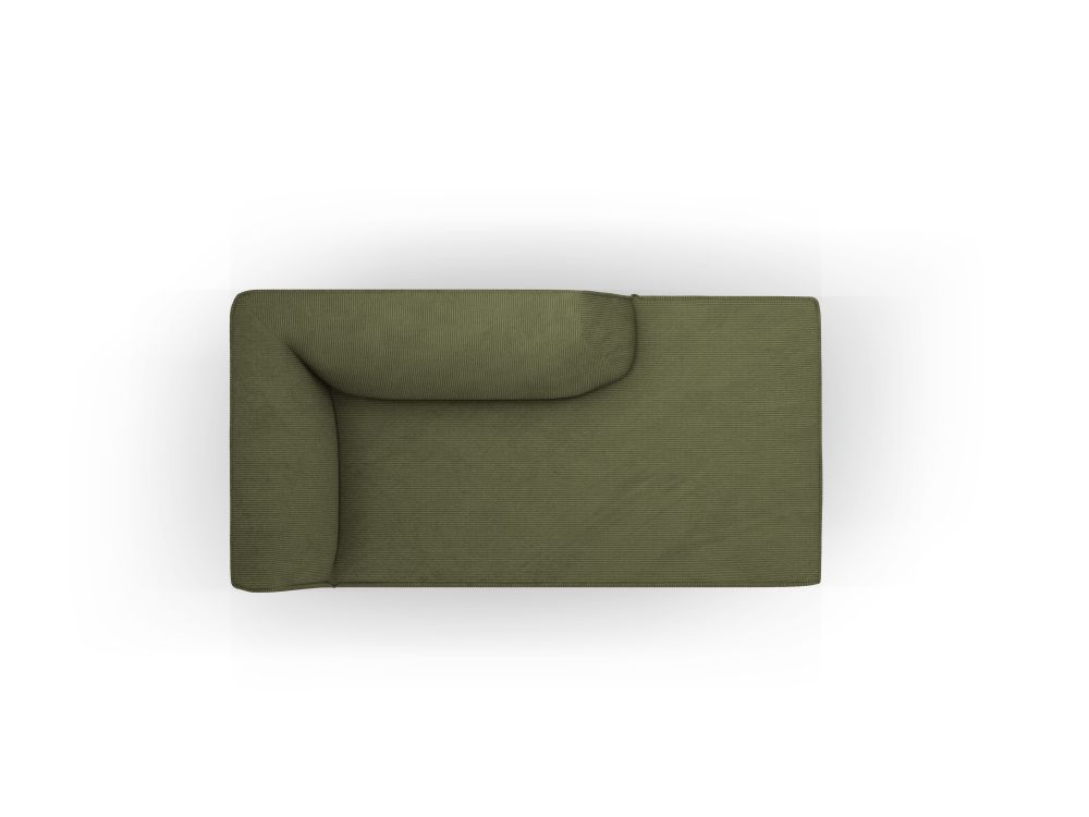 Cosmopolitan Design Chaiselongue Siena Kord Scala Grün Rechts
