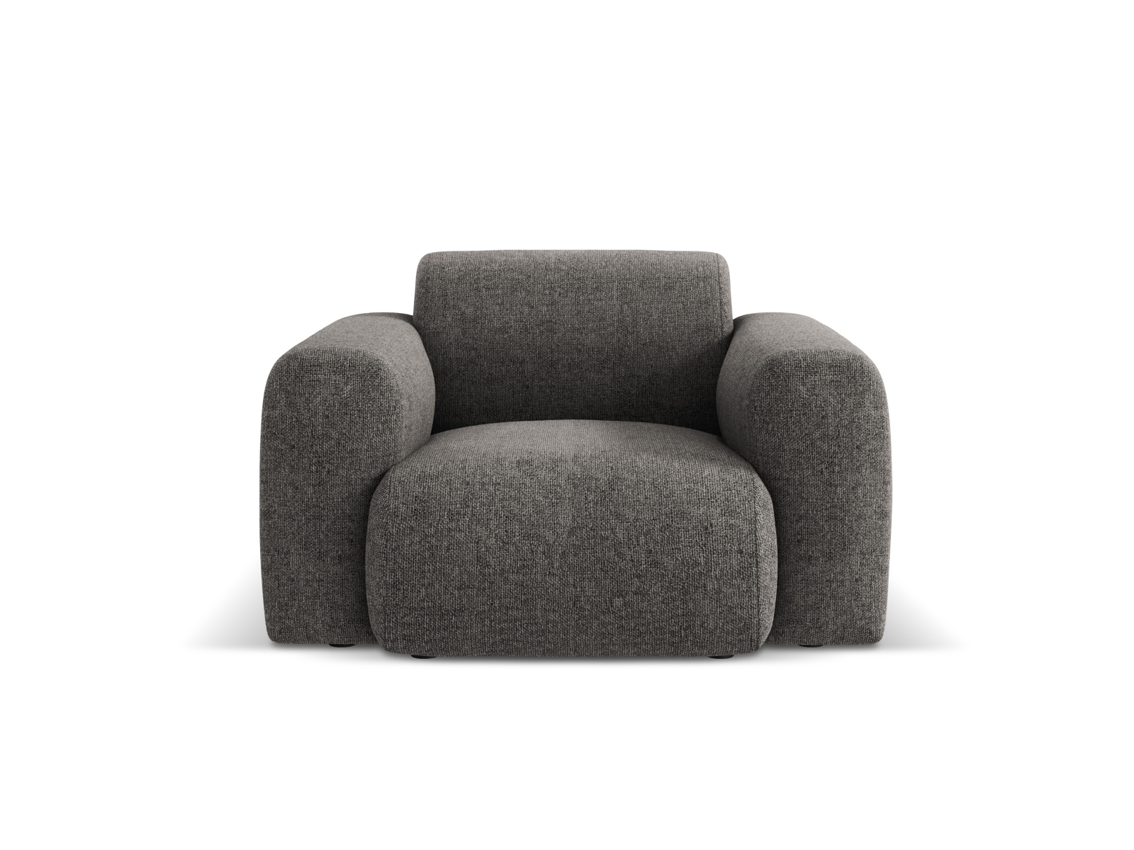 Cosmopolitan Design Sessel Nolio Chenille Haga Grau