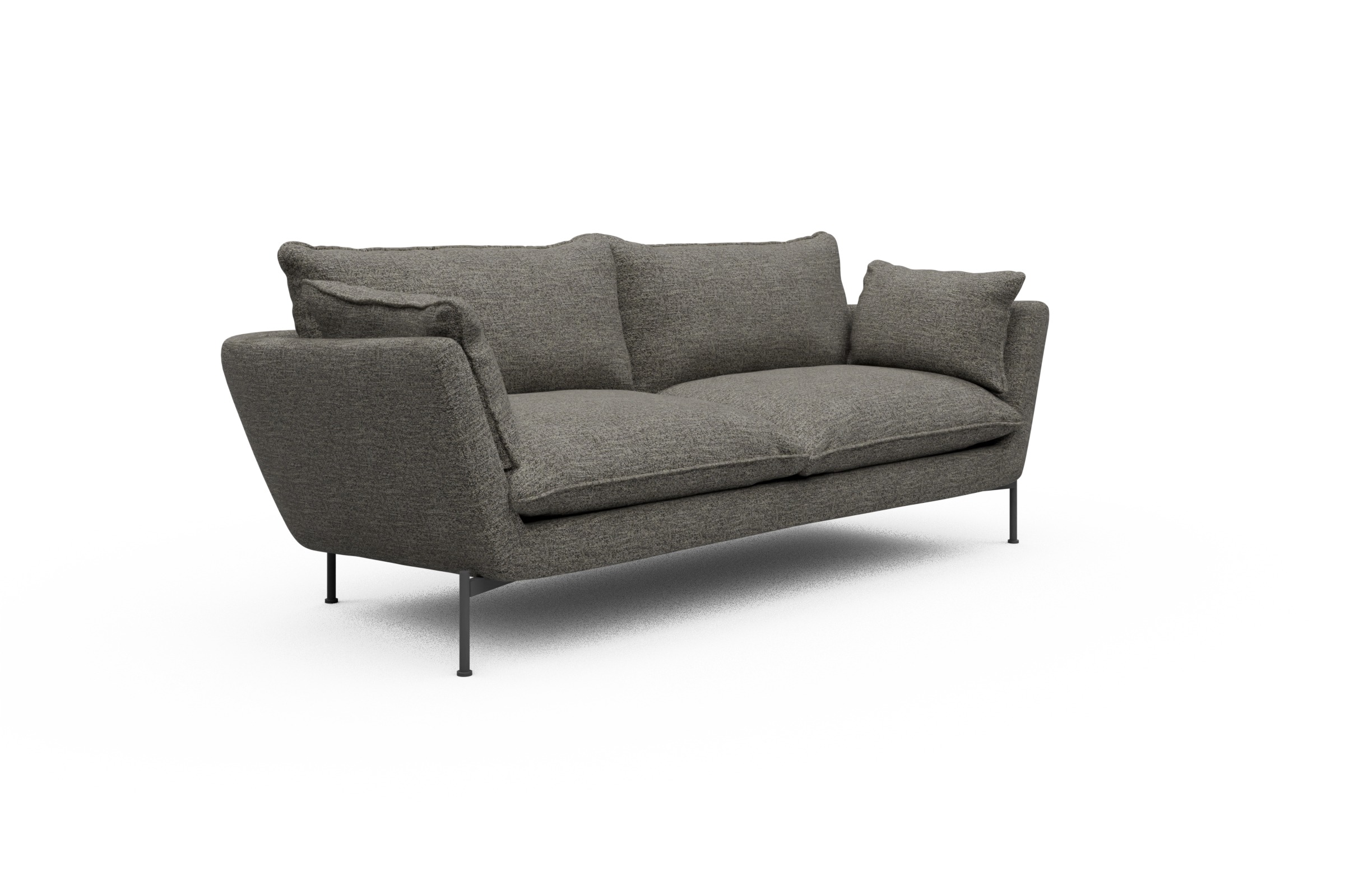 Sofa Anton PREMIUM 3-Sitzer Carreno-Sepie-Brown