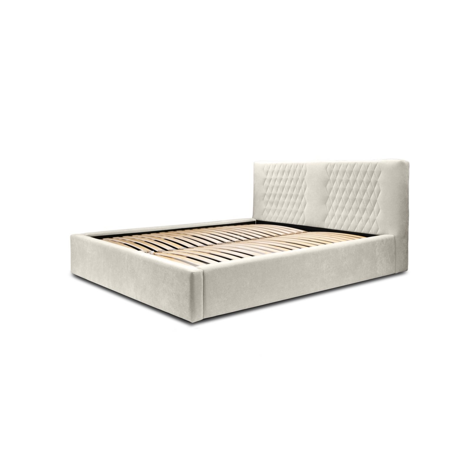 Polsterbett Orio Chenille 140x200 mit Metallrahmen Ditra-New 01