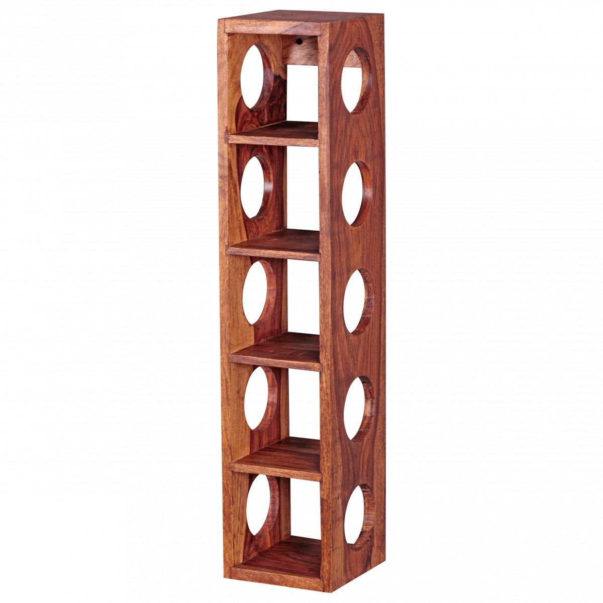 Standregal Aalvik Massivholz Sheesham 15 × 15 × 70 cm