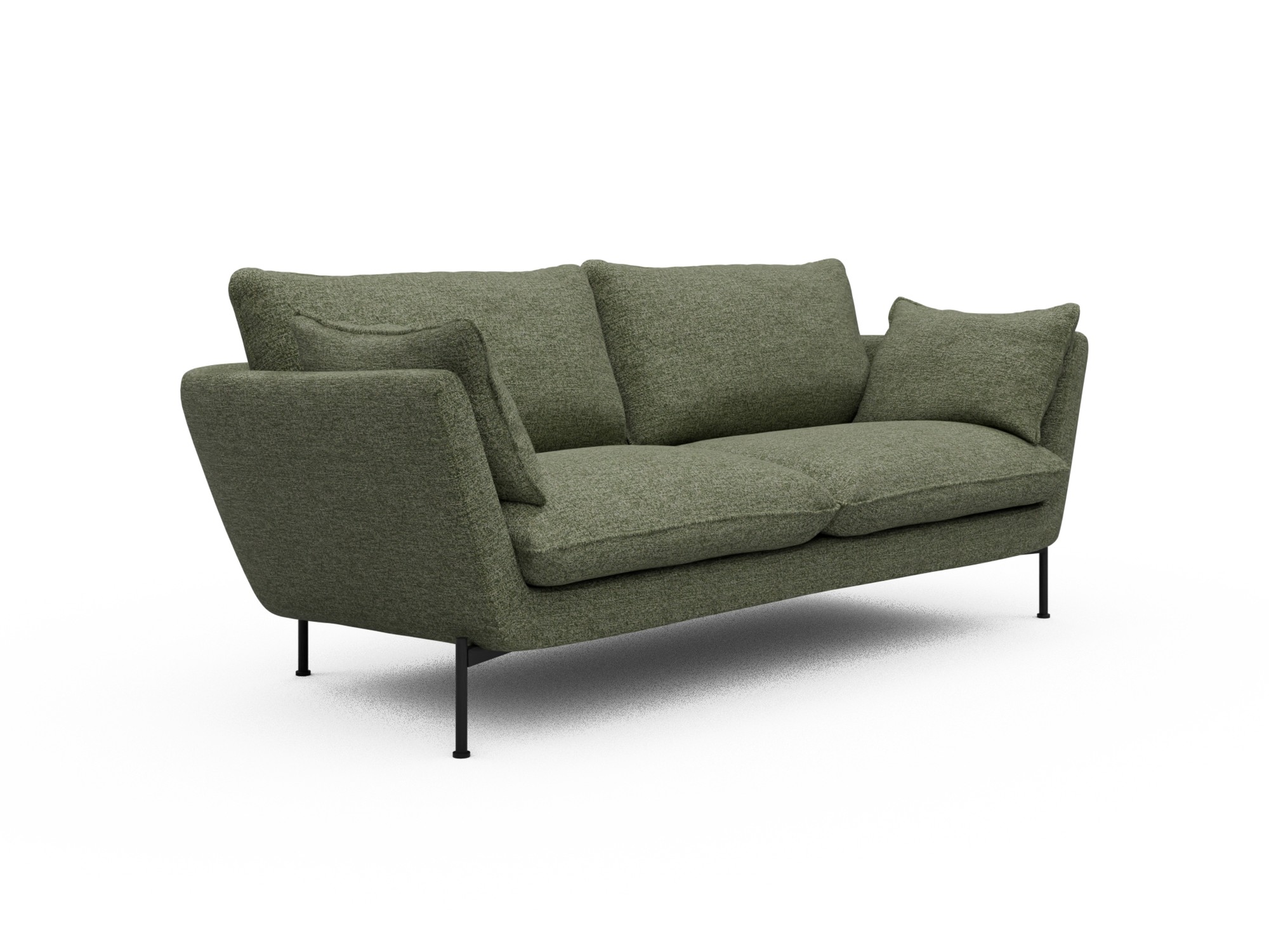 Skandi Home Sofa Anton 2-Sitzer Carreno-Vivid-Green moebelfaktor