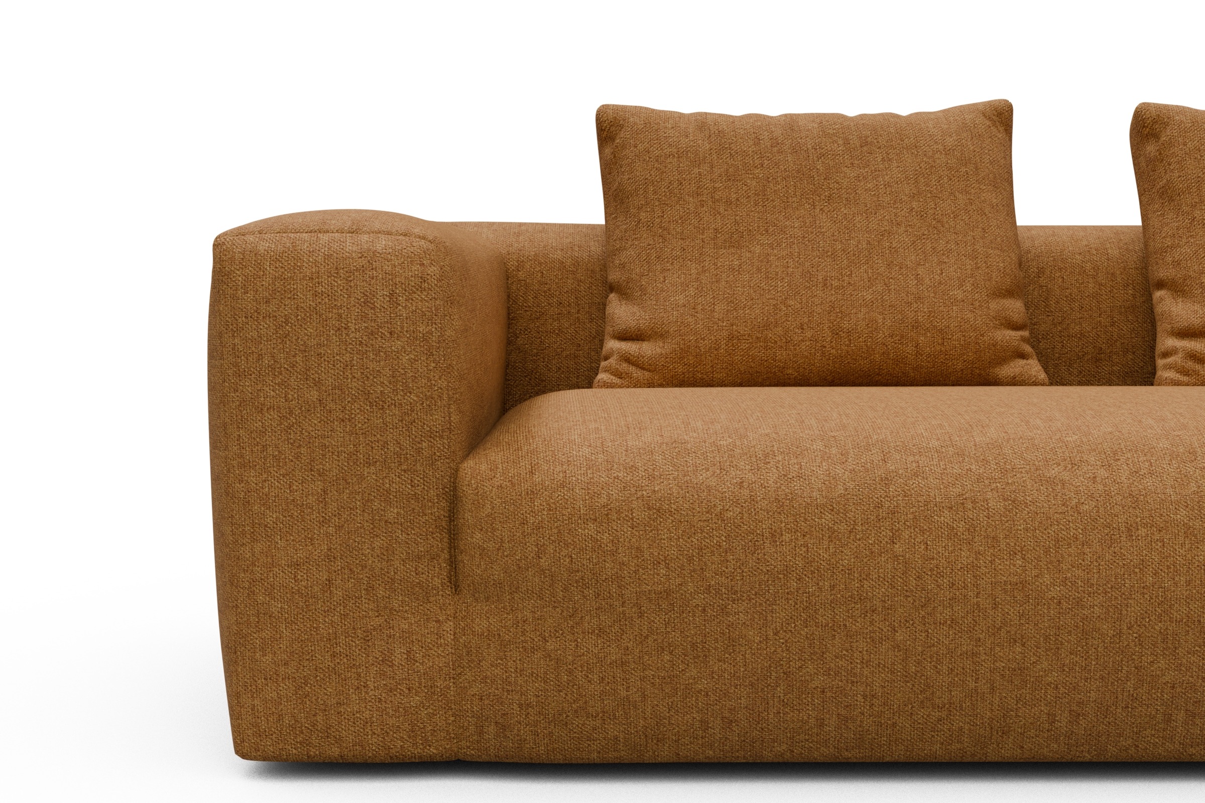 Ecksofa Fred Chaiselongue rechts mit 2,5-Sitzer Sama-Cur