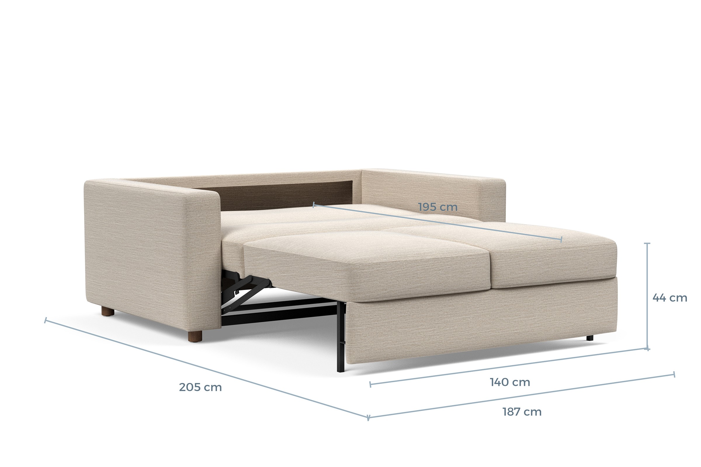 Schlafsofa Neah mit Standard-Armlehnen