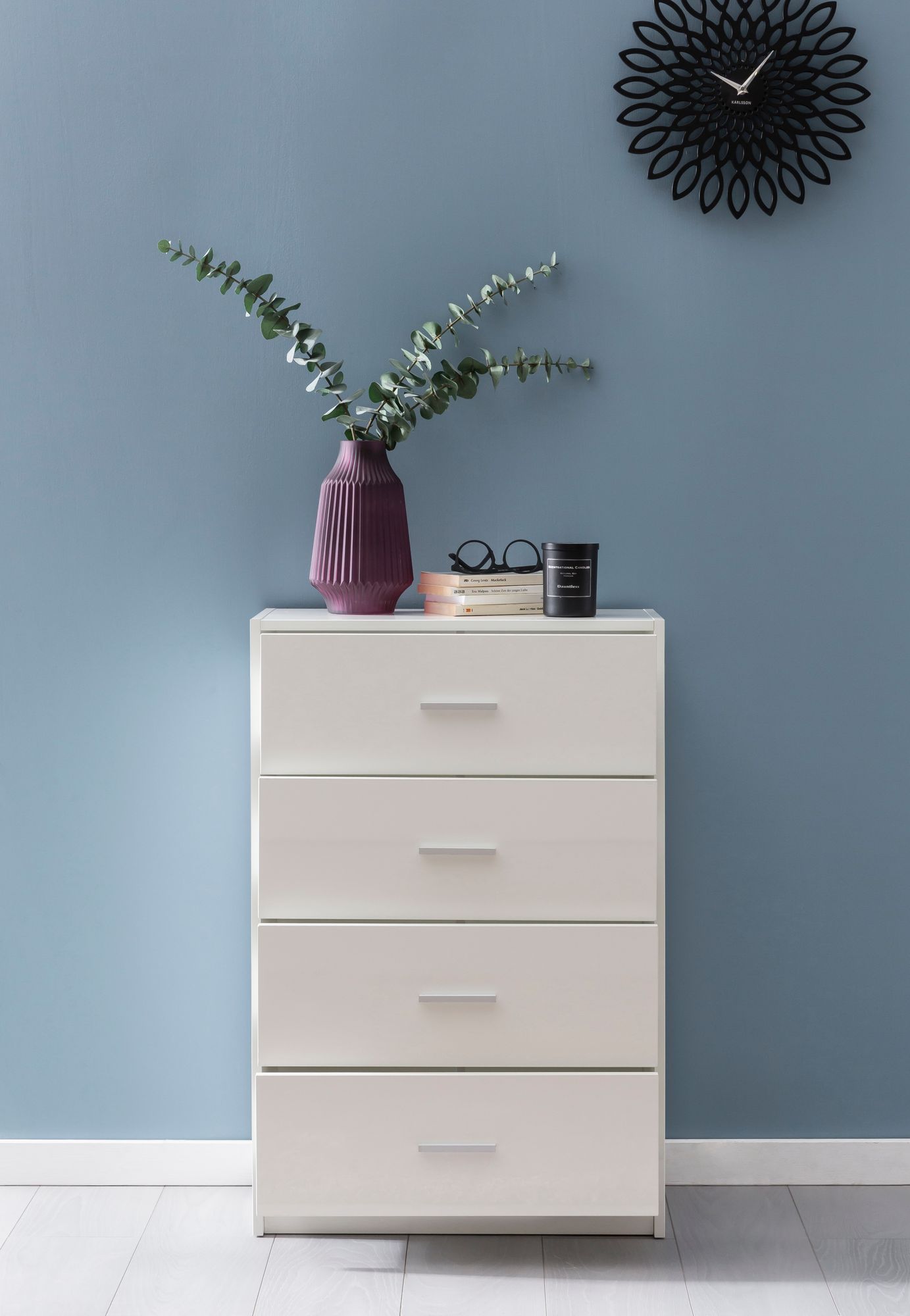 Kommode Kolind Weiß 60 × 30 × 90 cm