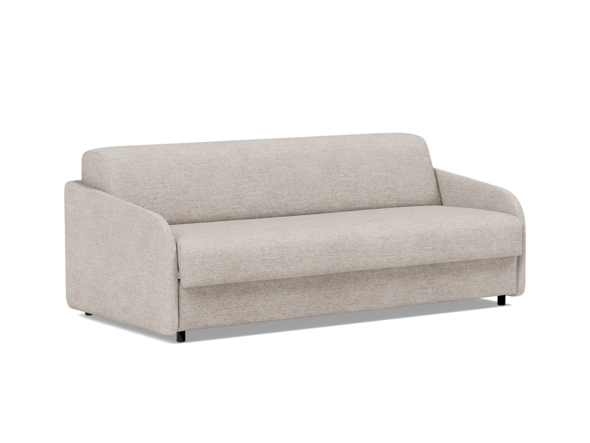 Schlafsofa Eivor mit Taschenfederkernmatratze 160 Chenille Yuveno 471-Sand