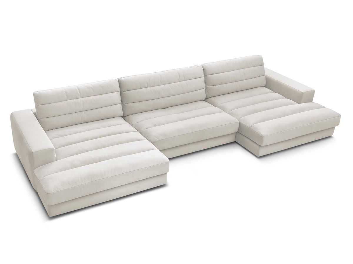 Bobochic Sierra Wohnlandschaft Samt Beige