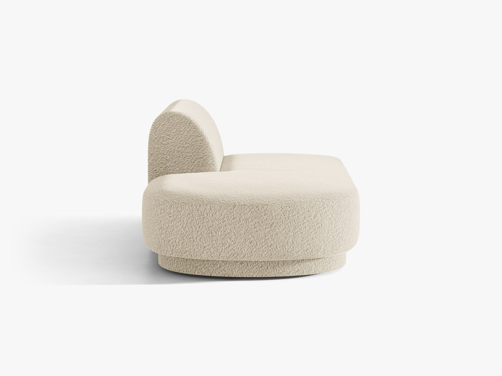 Micadoni 2-Sitzer Sitzmodul offen Miley Links Boucle Baloo Beige