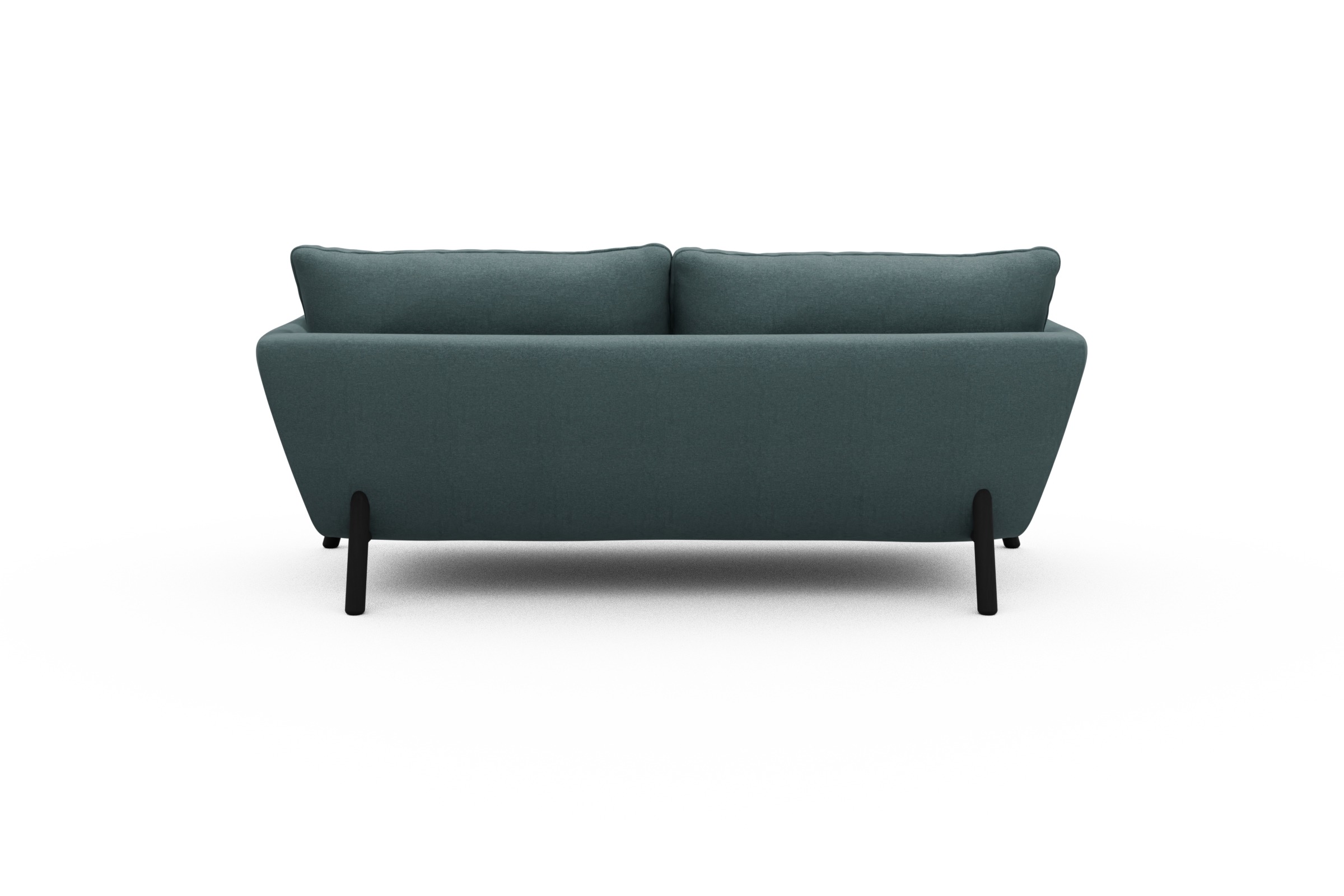 Sofa Emil 2-Sitzer Beinfarbe Eiche Schwarz Satya-Niagara