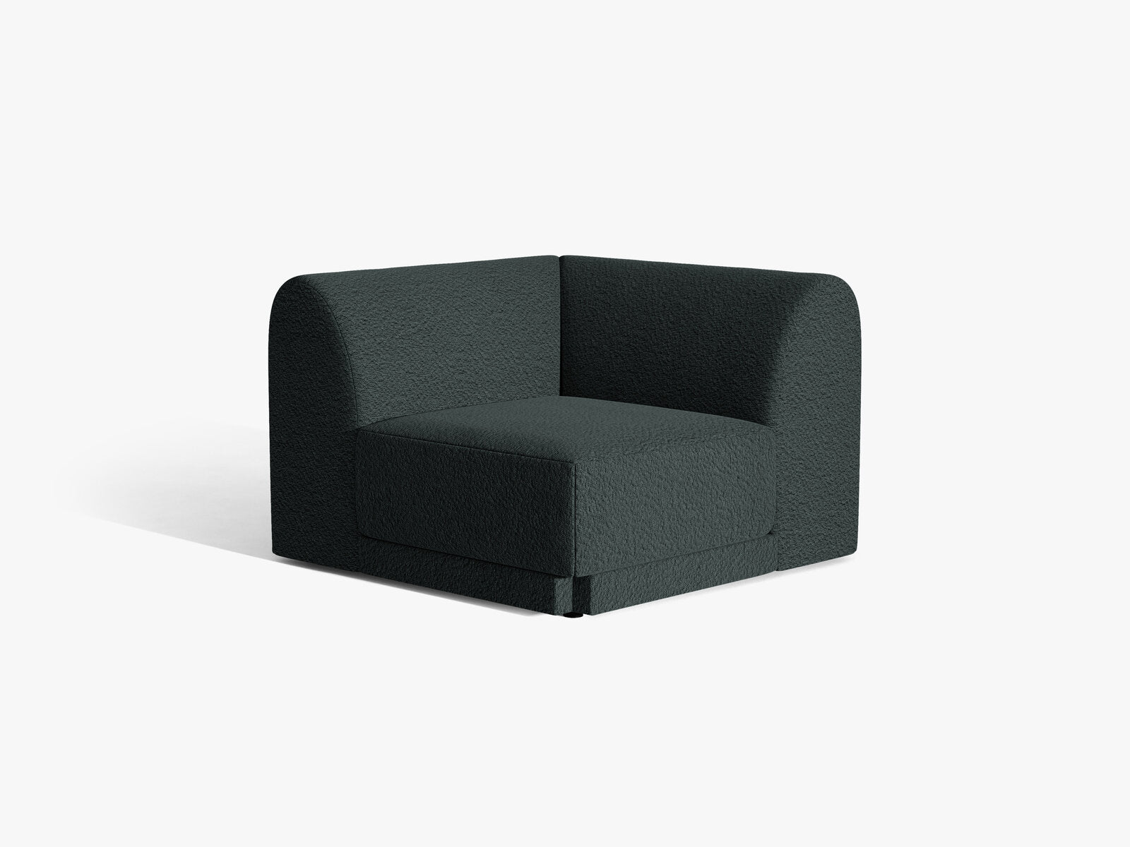 Micadoni Modul Ecke Miley Boucle Baloo Schwarz