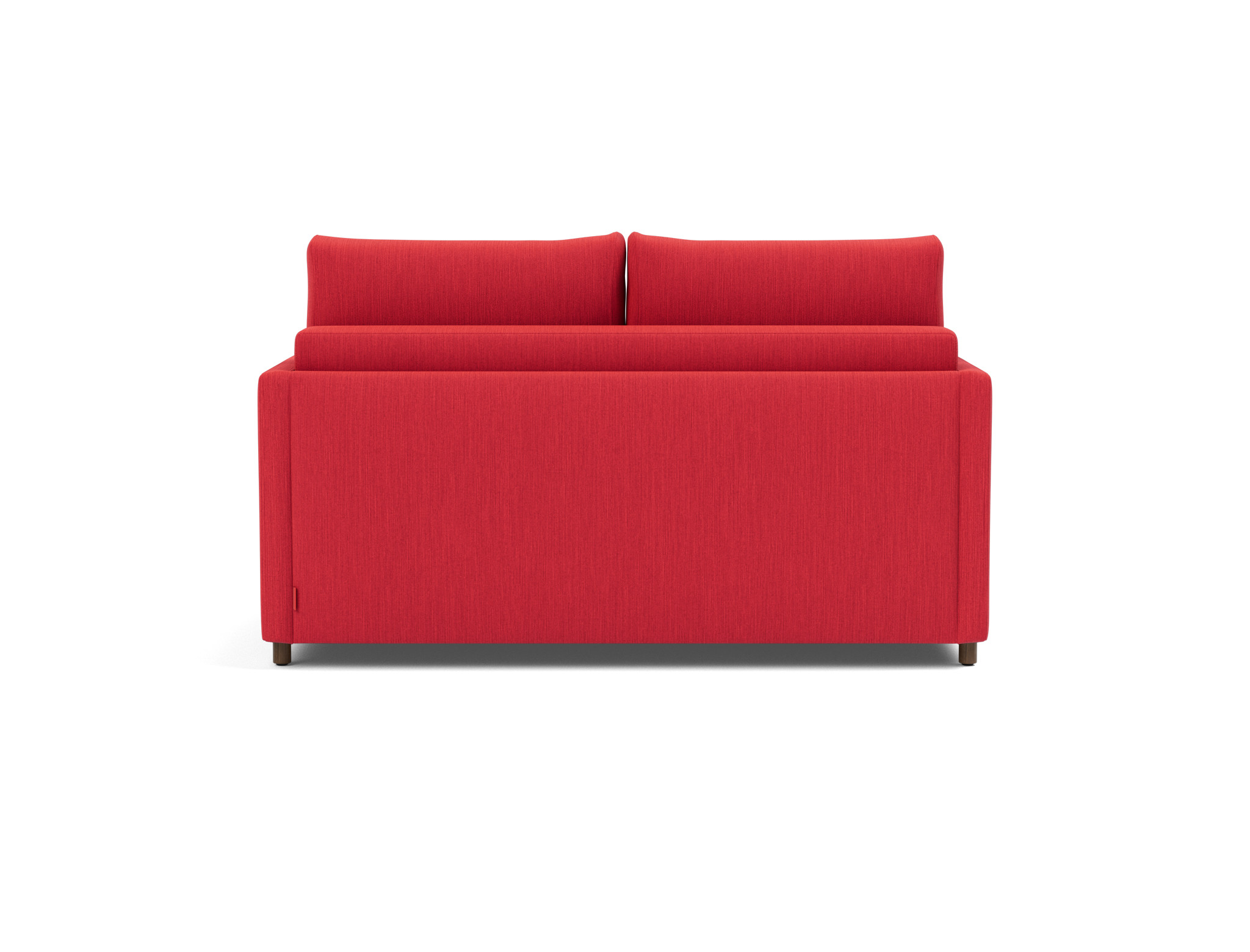 Schlafsofa Neah mit Slim-Armlehnen 140 Flachgewebe Elegance 511-Red