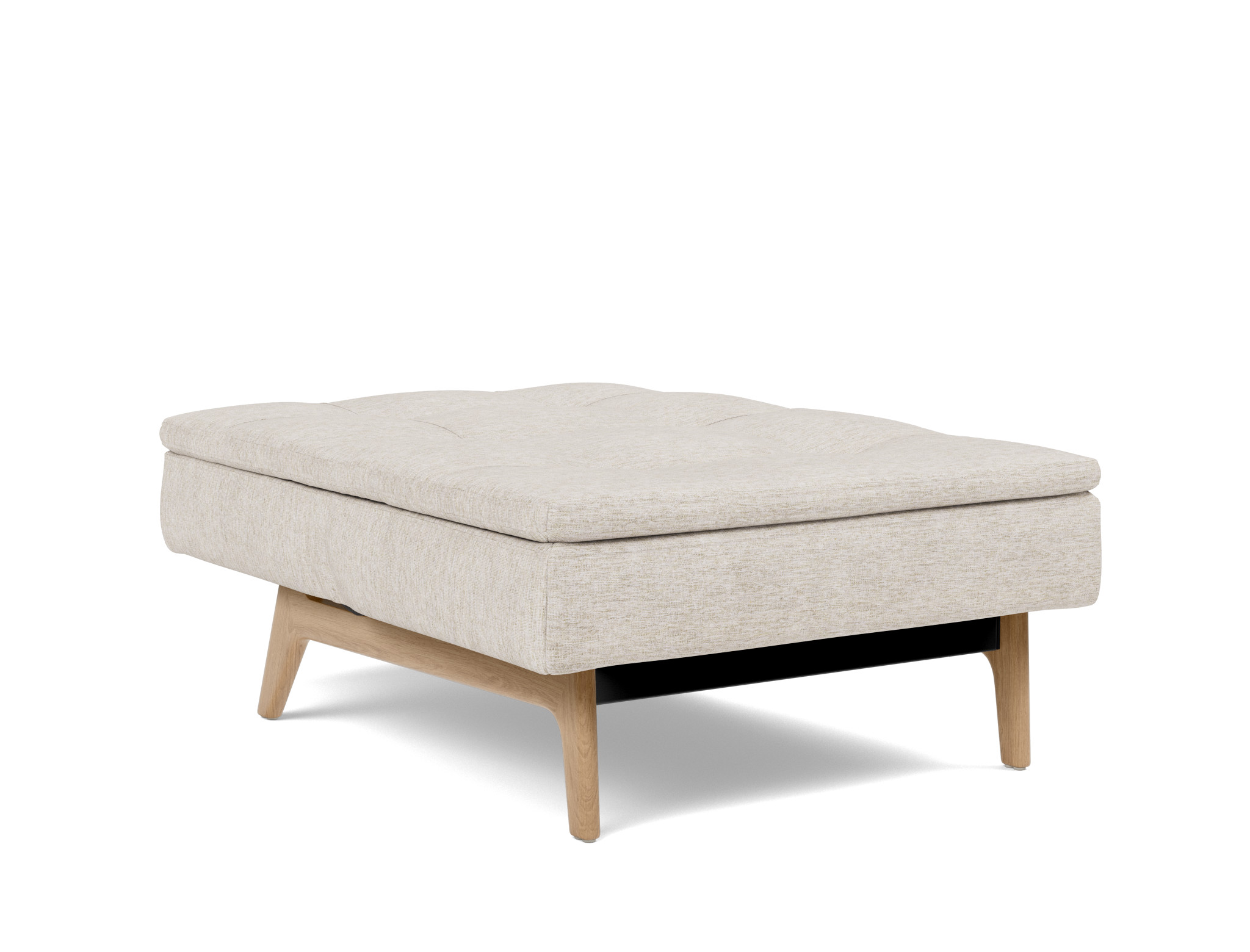 Sessel Dublexo Chenille Yuveno 470-Natural Beine Eiche