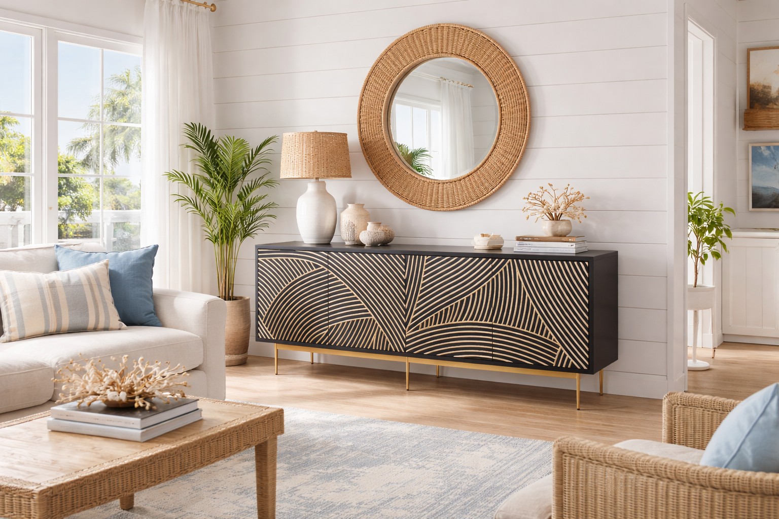 Livin Hill TV-Kommode Stilig Marineblau