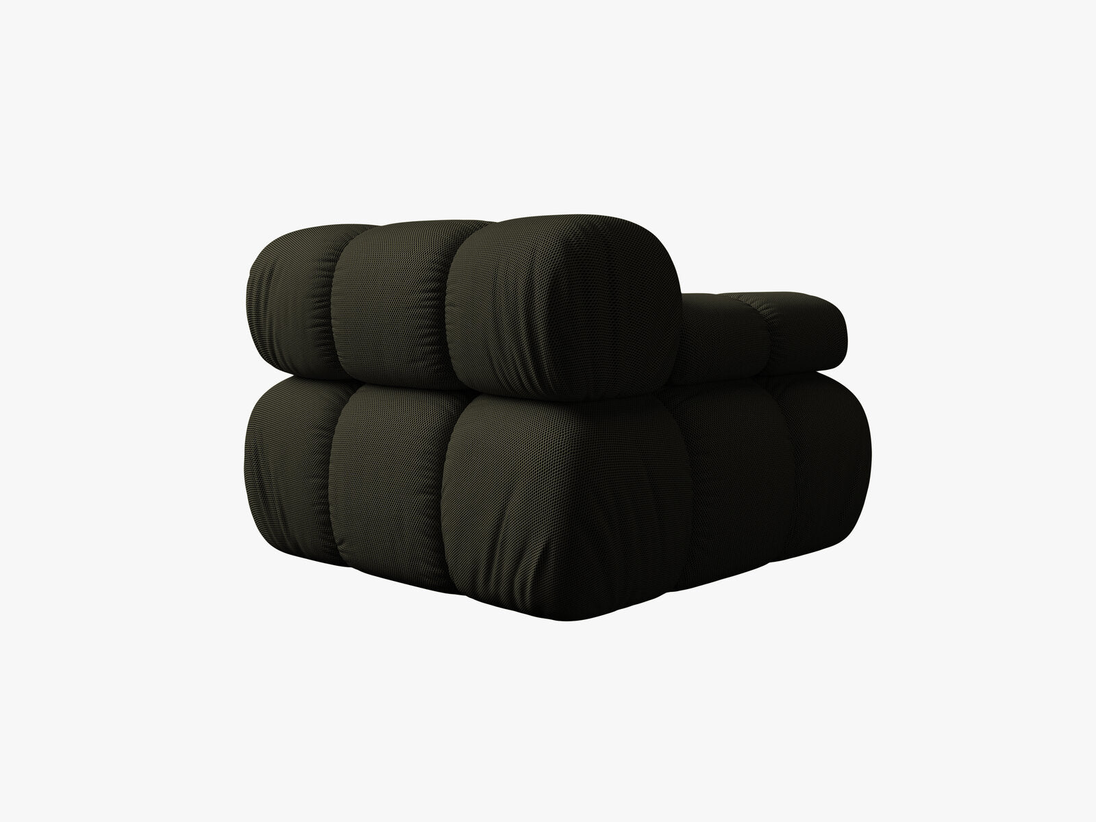 Micadoni Eckmodul Bellis Links 3D-Stoff Sonic Amazonas Grün