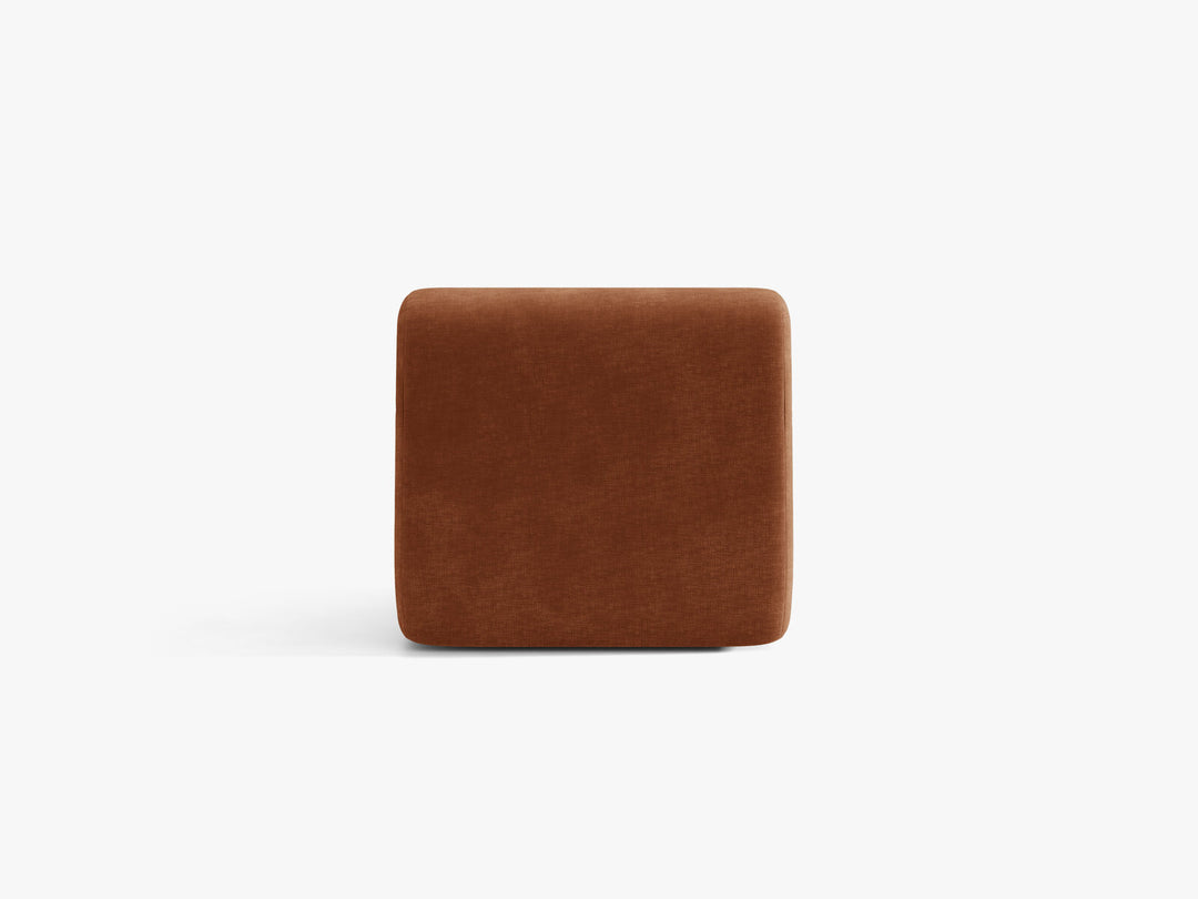 Micadoni Neo Sofamodul armlos Chenille Golden Terrakotta