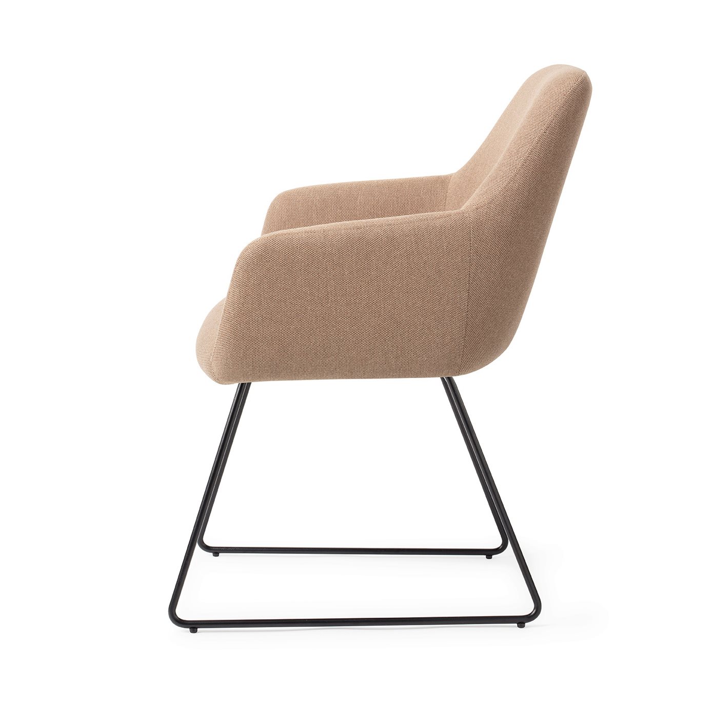 Jesper Home Esszimmerstuhl Hiroo Whisper-Wheat Slide Schwarz