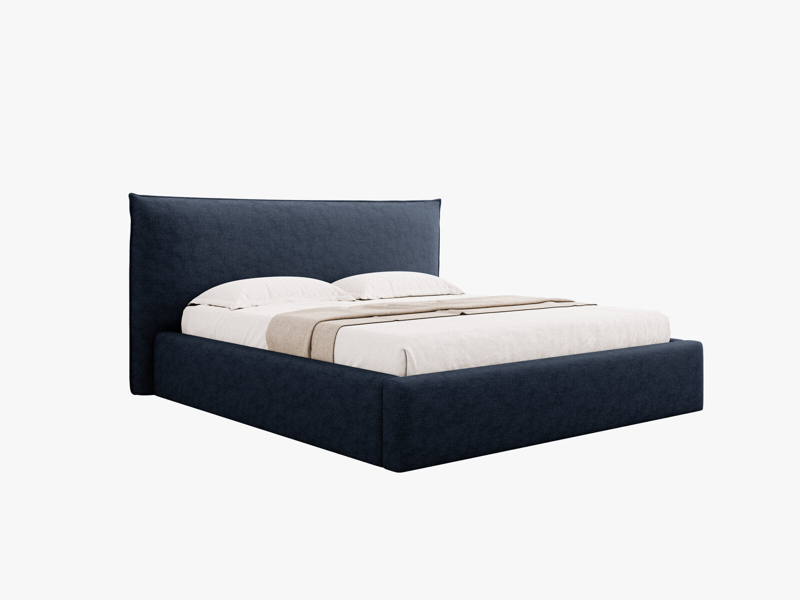 Micadoni Bett Kaelle Chenille Perfect Harmony Dunkelblau 140x200