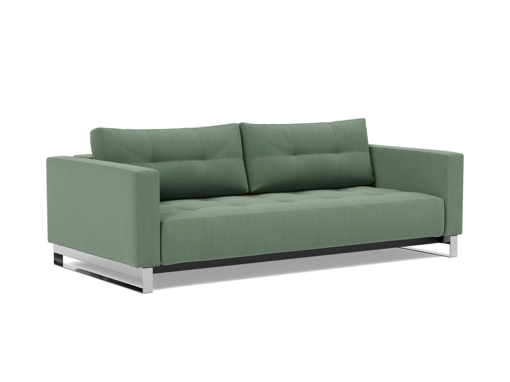 Schlafsofa Cassius D.E.L. Flachgewebe Elegance 518-Green