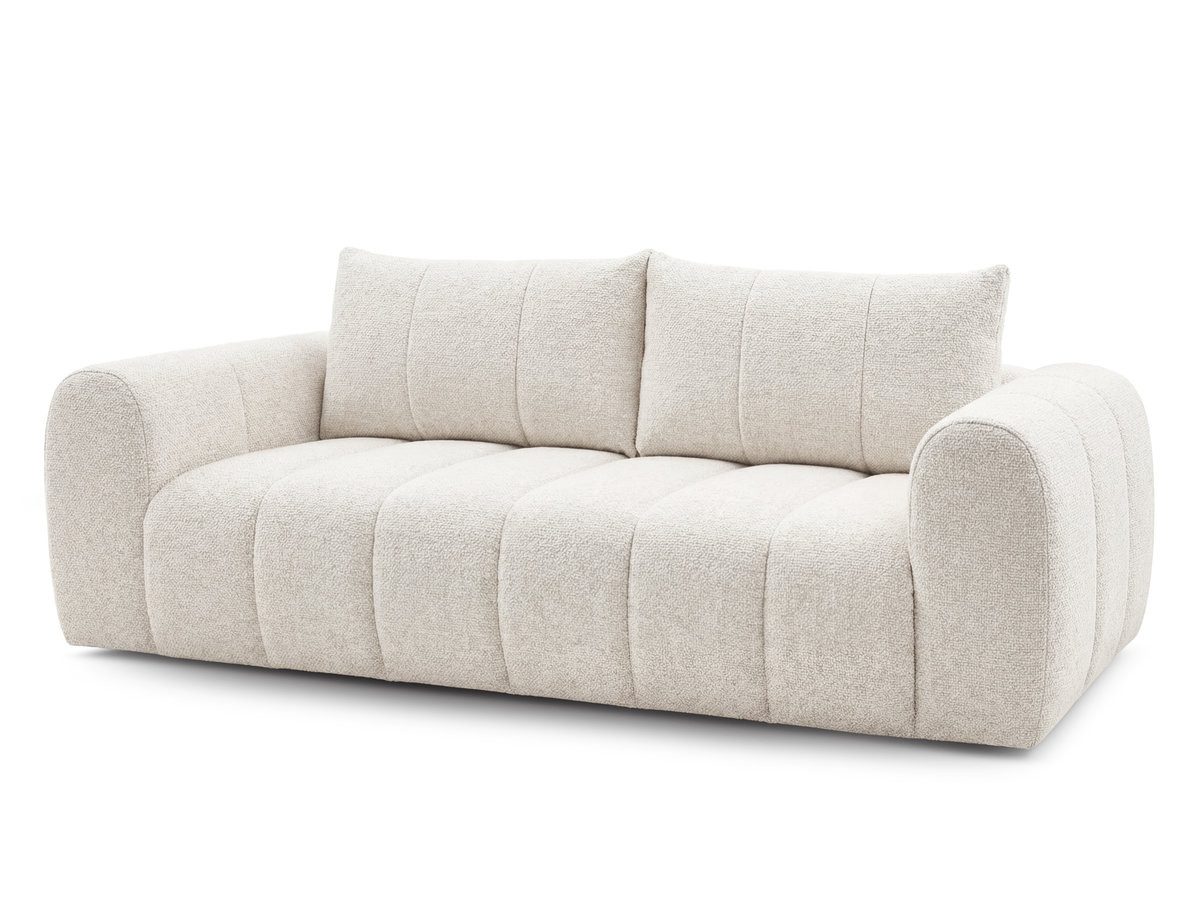 Bobochic Nesty Sofa 3-Sitzer Melange-Stoff Beige